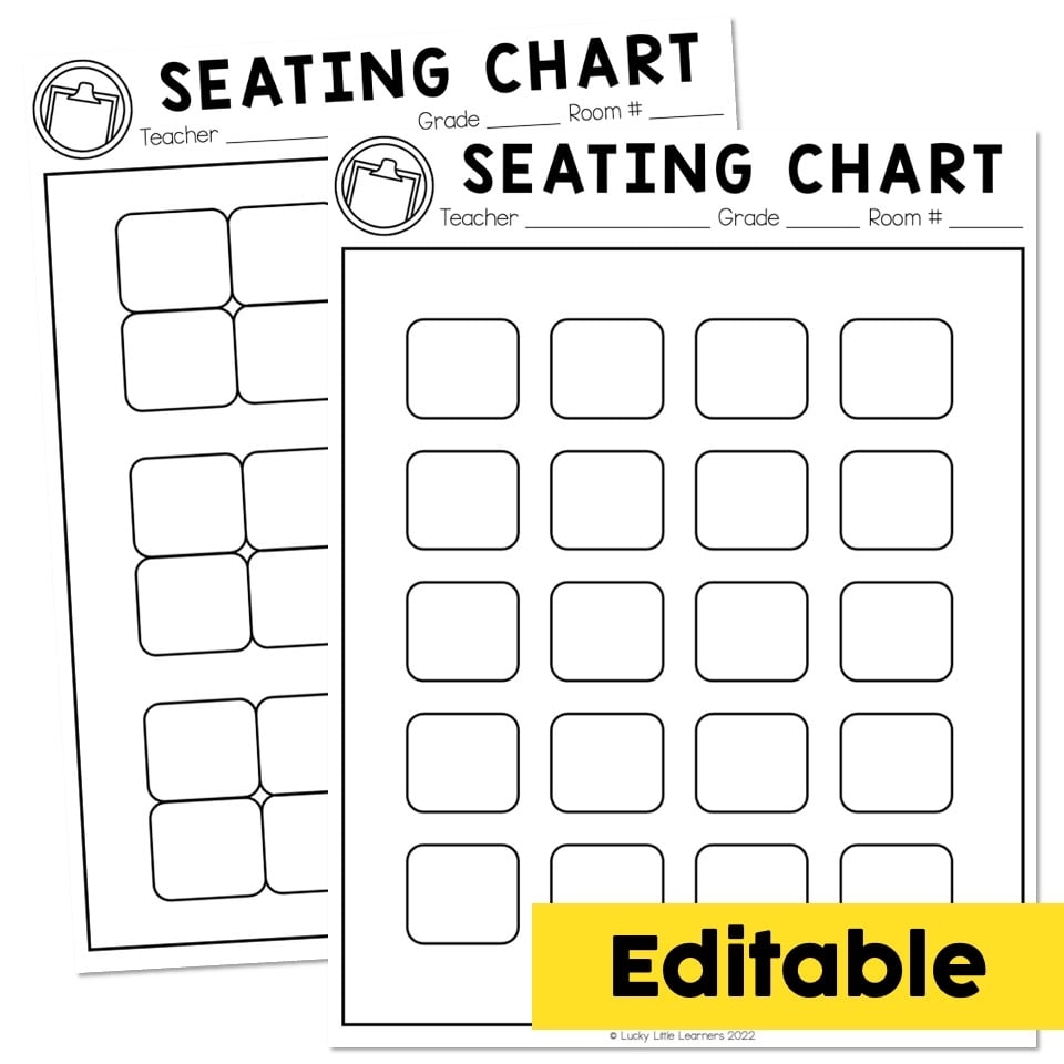 Sitting Chart Template