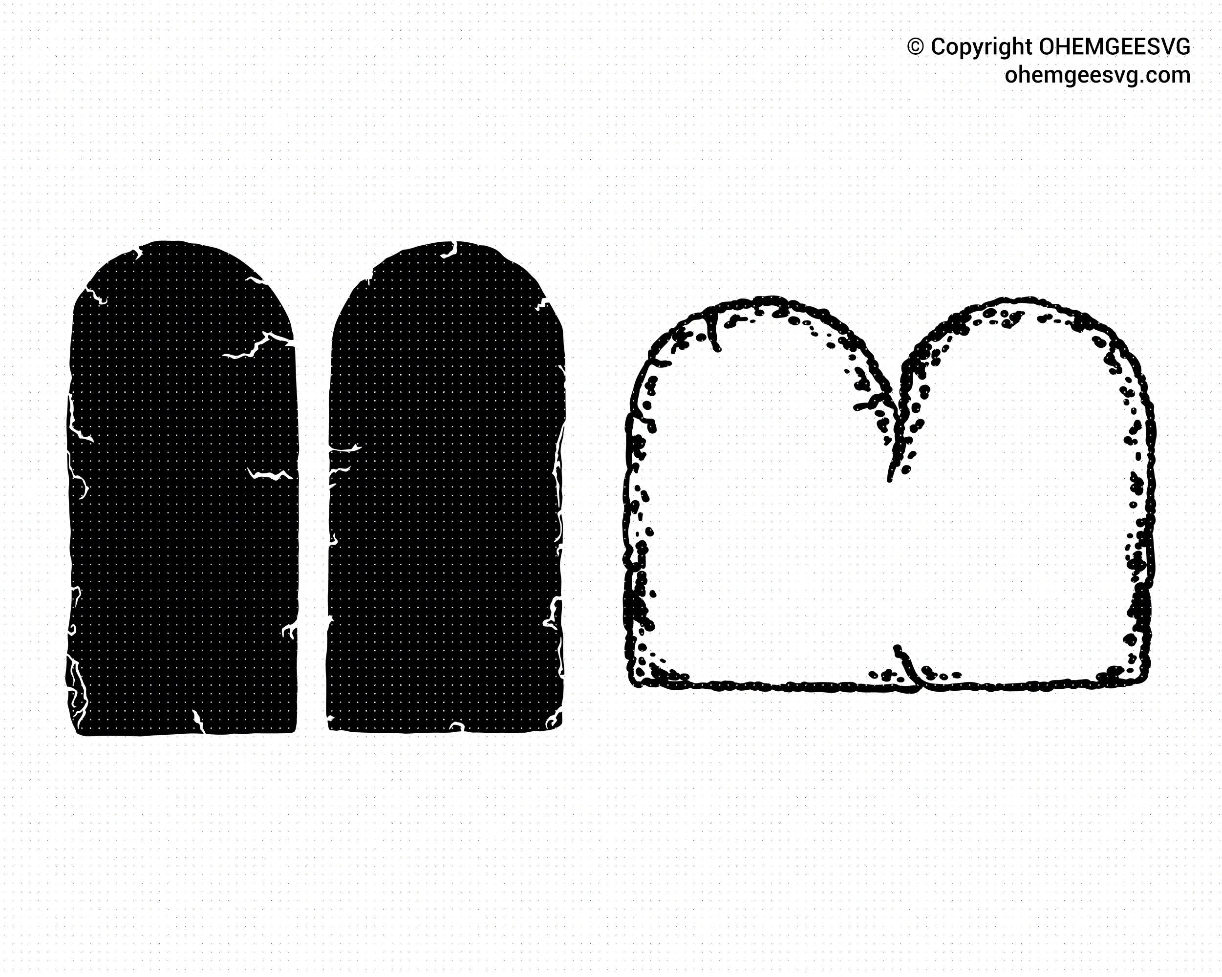 Printable Blank Ten Commandments Template