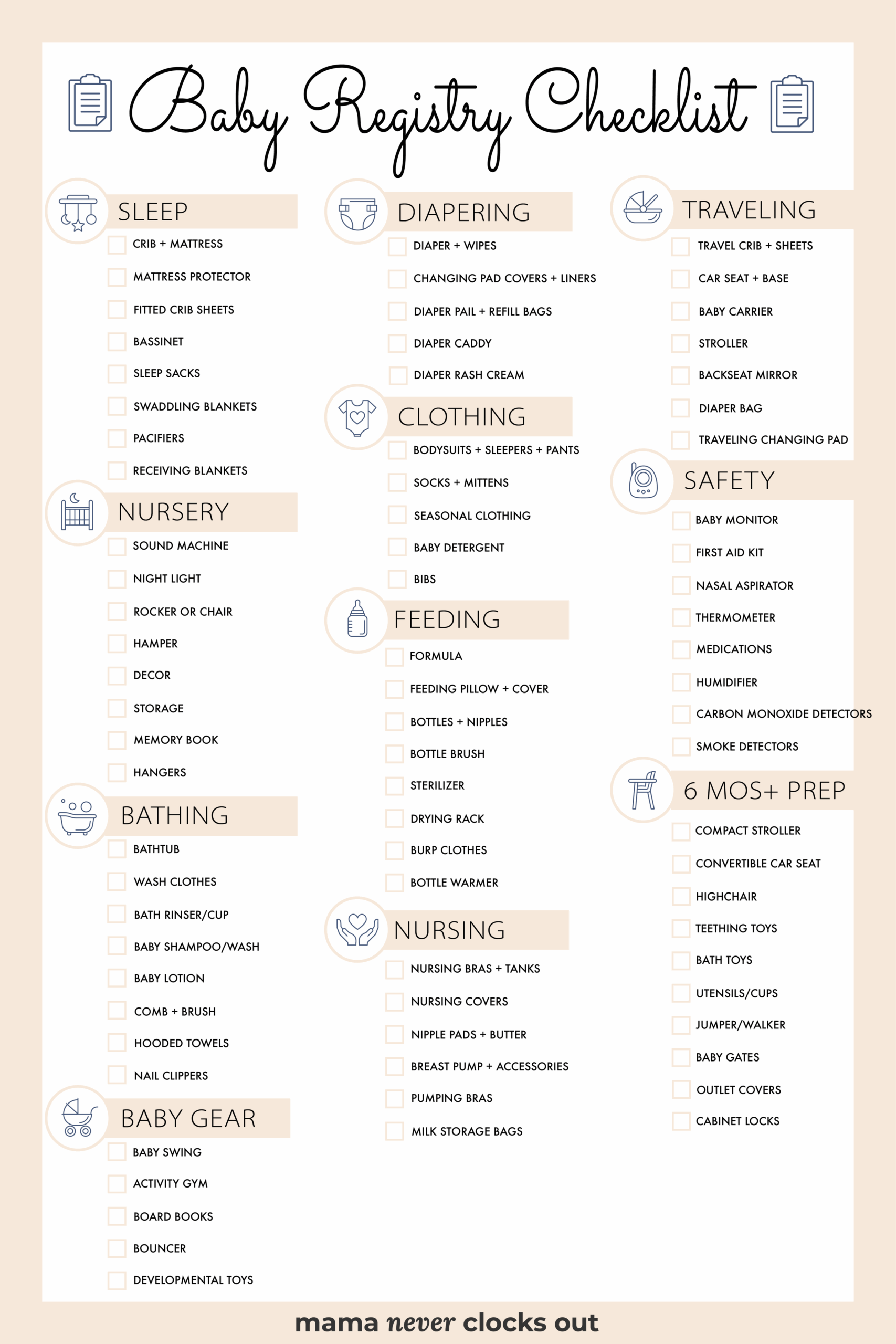 The Best Baby Registry List Shop