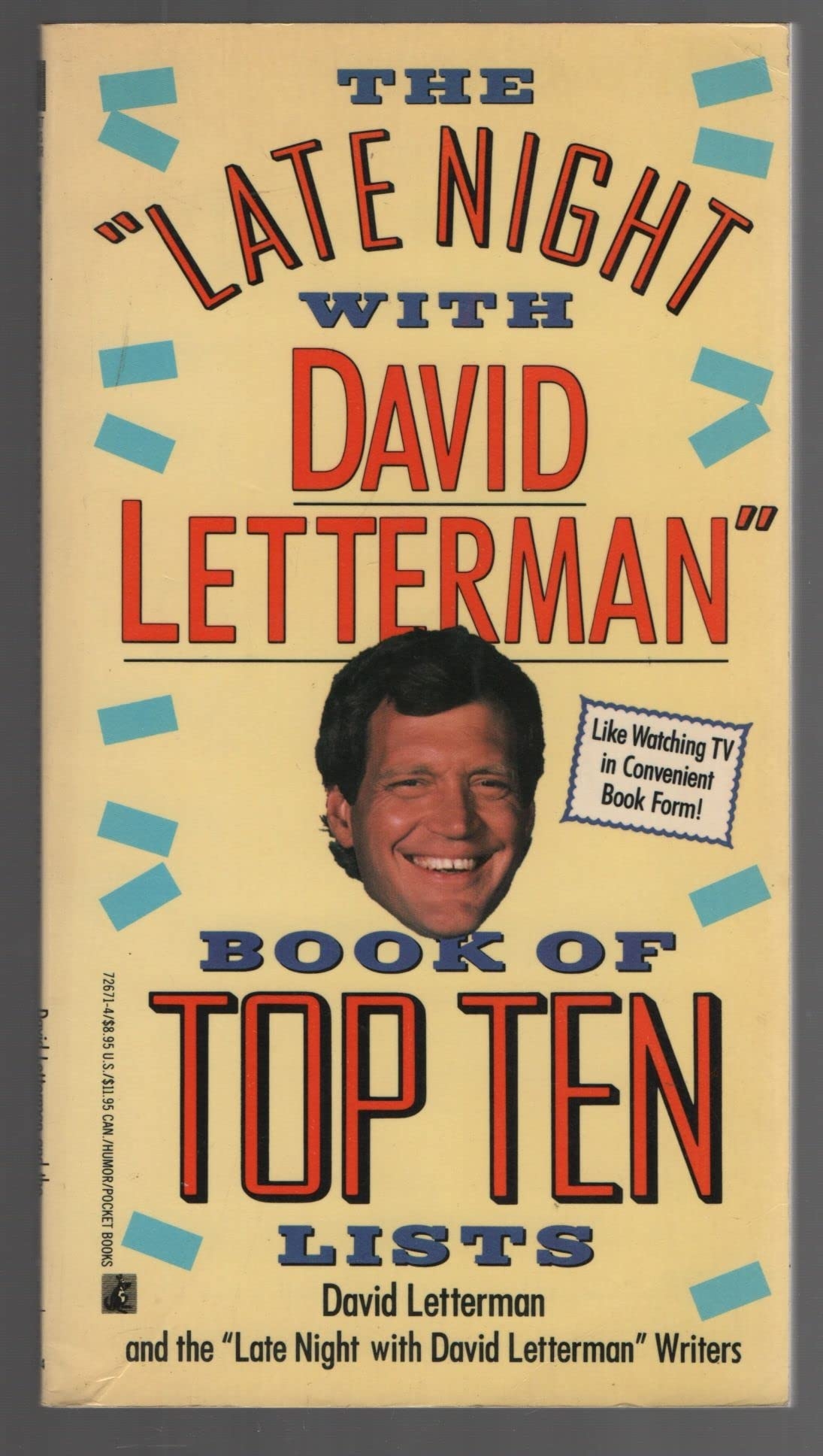 The Late Night With David Letterman Book Of Top Ten Lists Letterman David 9780671726713 Amazon Books