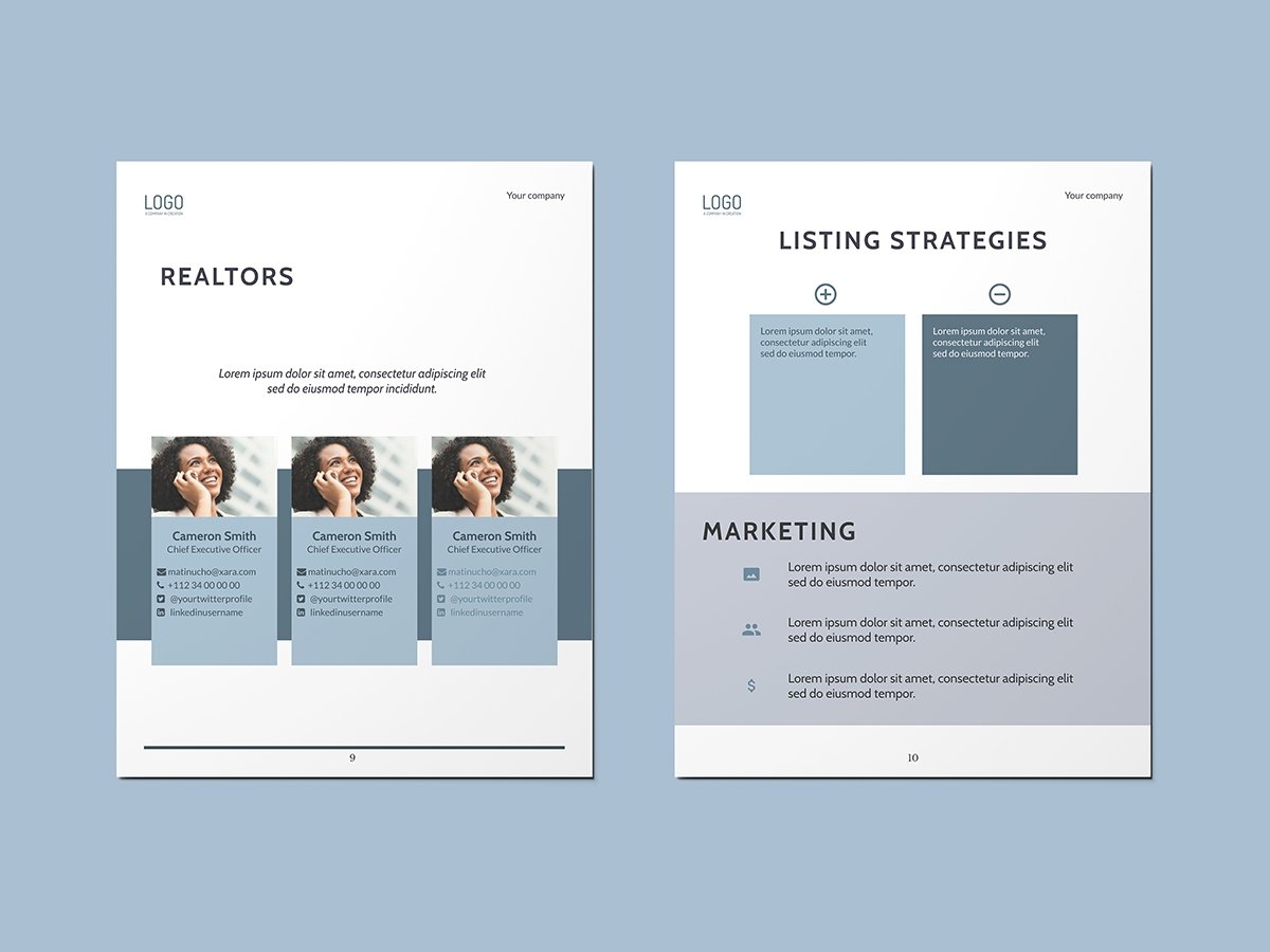 Pre Listing Package Template