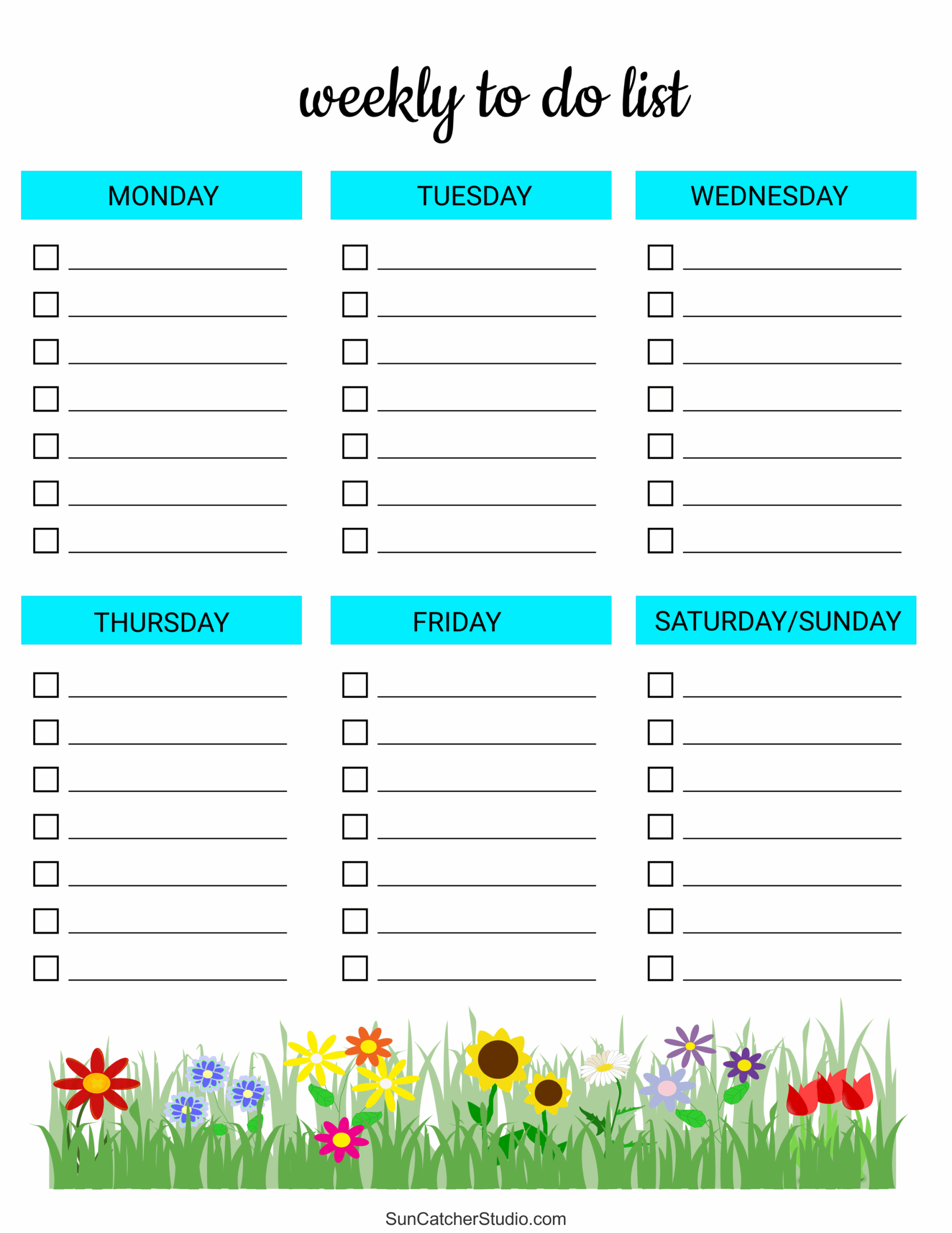 To Do List Free Printable PDF Templates Things To Do Free Printables Monograms Design Tools Patterns U0026 DIY Projects