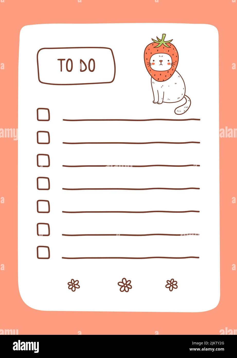 Cute List Template