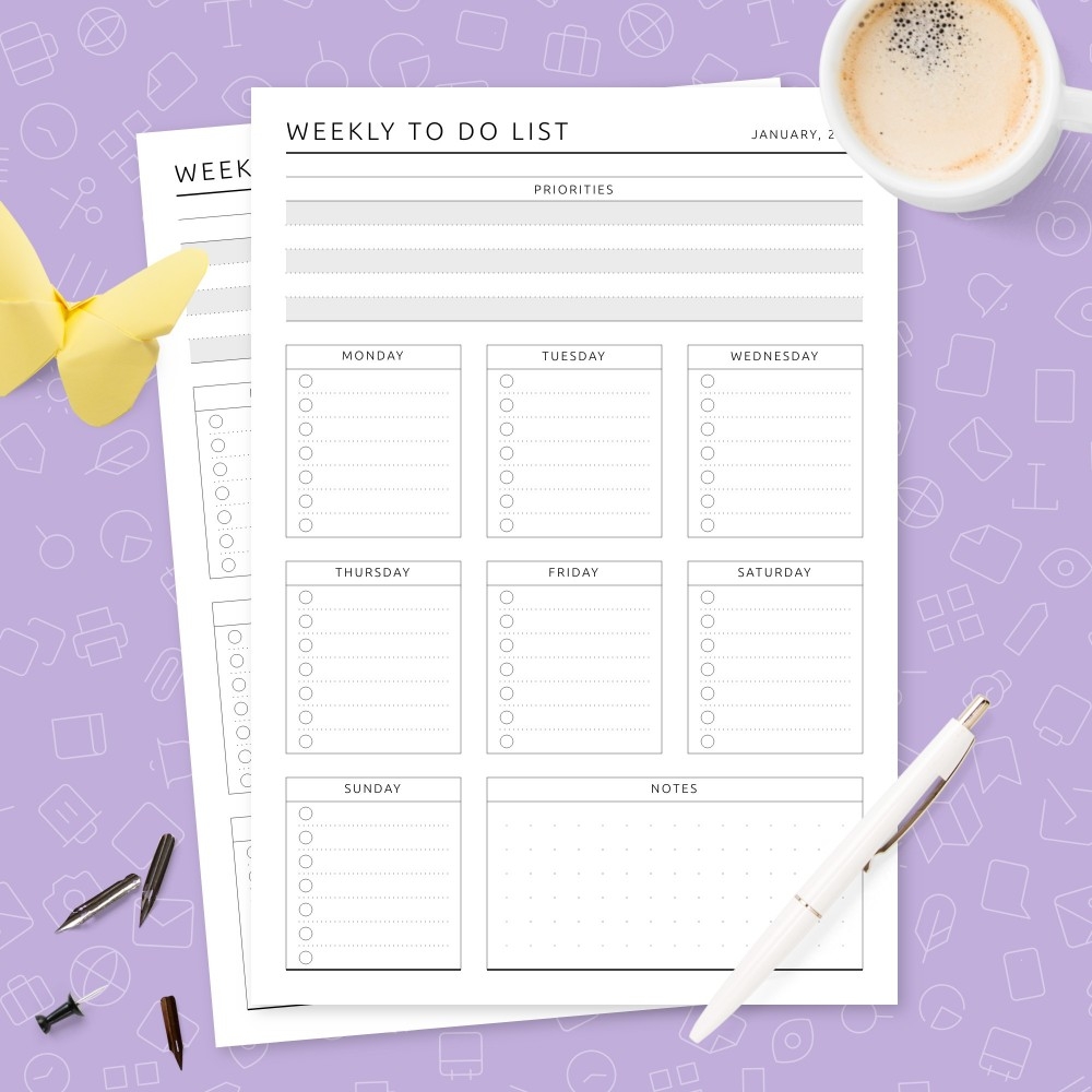 Goodnotes To Do List Template Free
