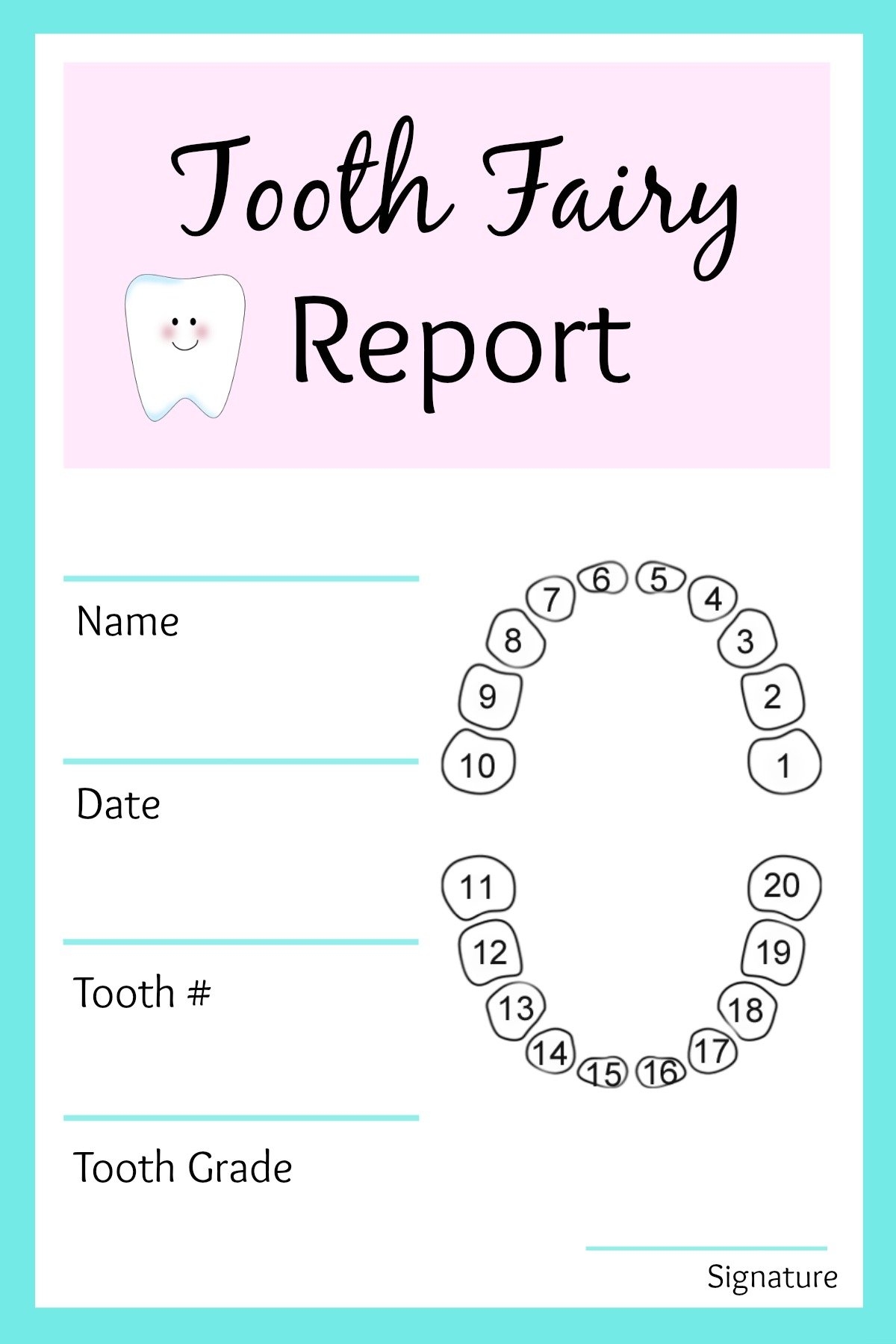Tooth Fairy Ideas And Free Printables Tooth Fairy Letterhead 