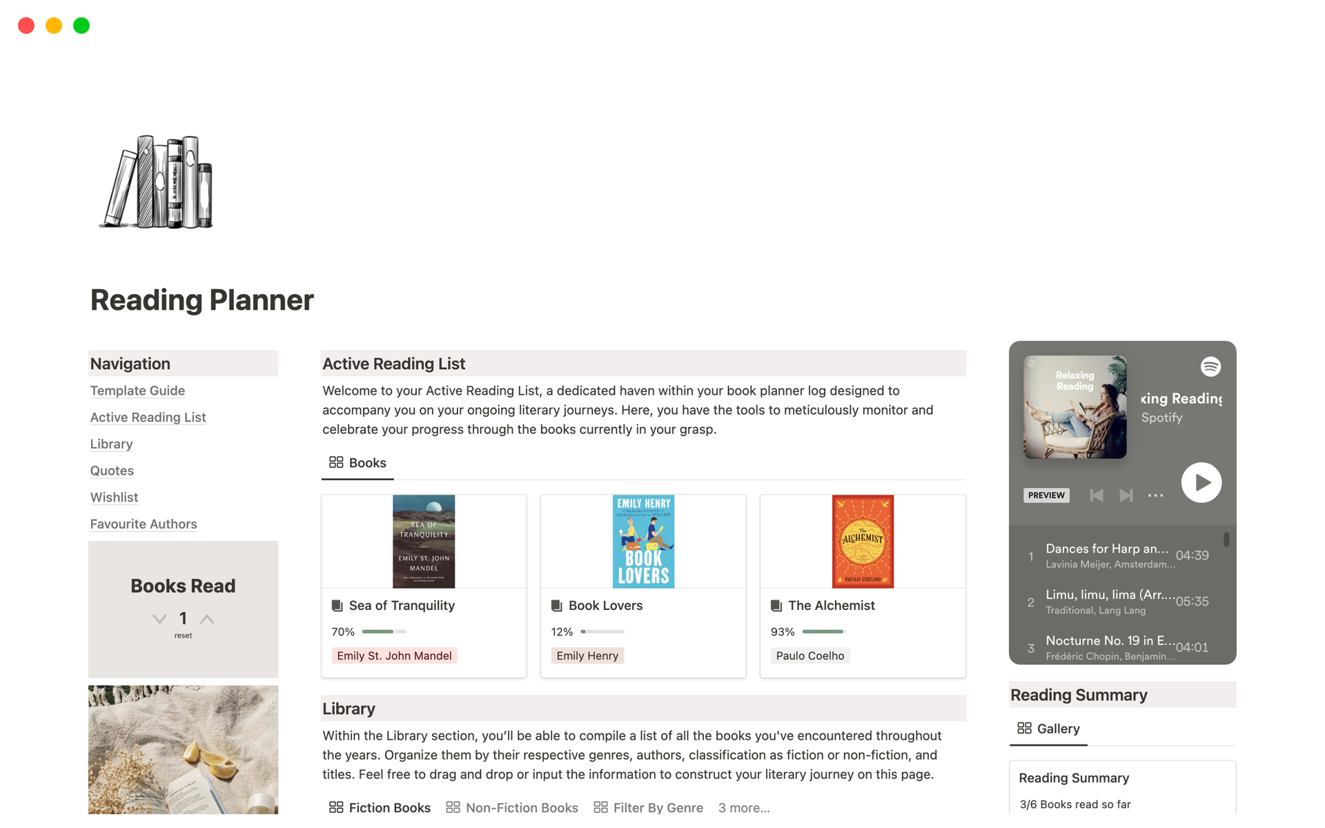 Top 10 Free Reading List Templates Notion Template Marketplace