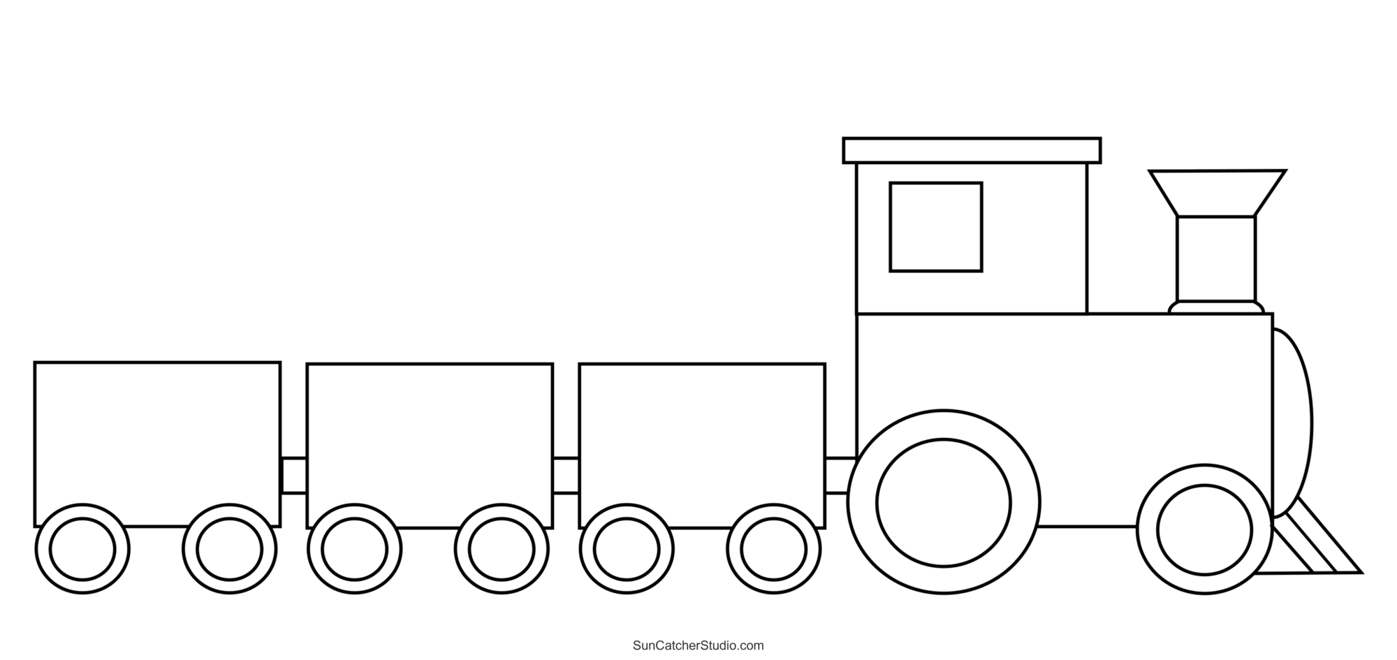 Train Template Free Printable