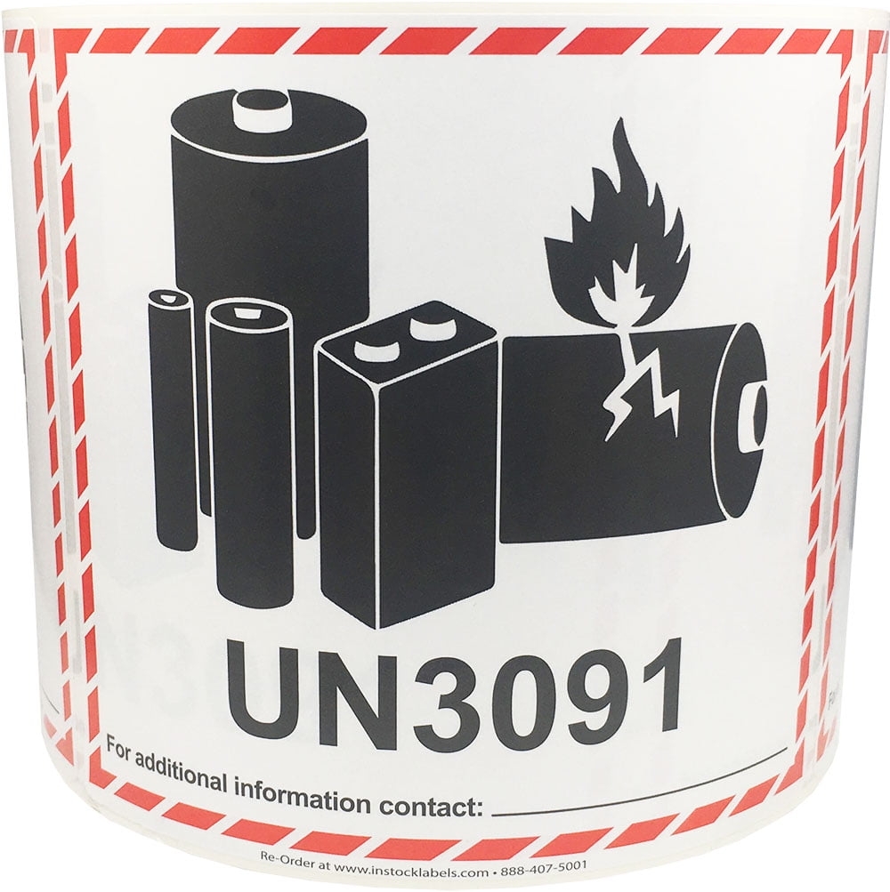 Free Printable Un3481 Label Template