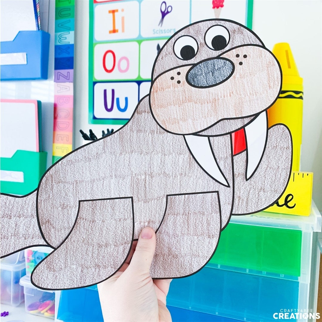 Free Printable Walrus Craft Template
