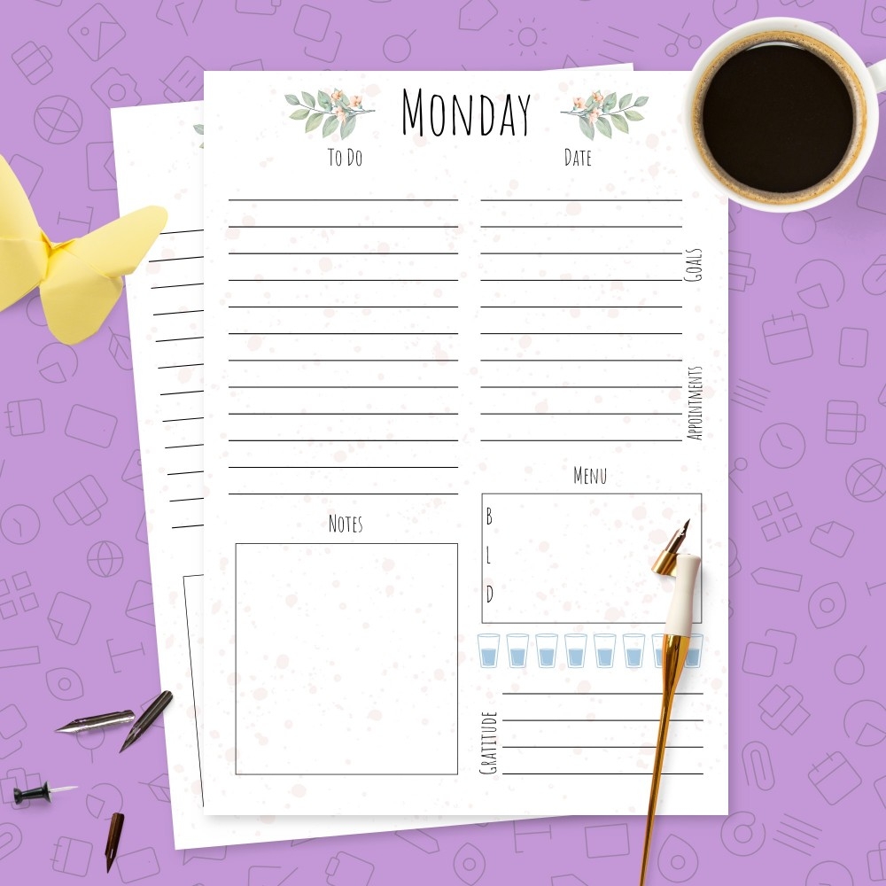 Weekly Todo List Template