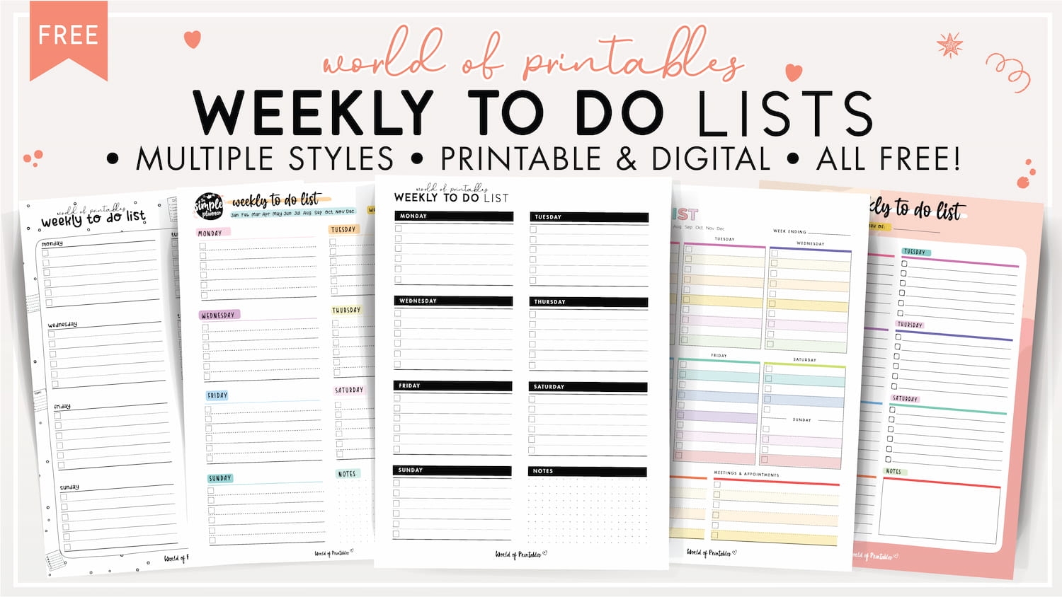 Calendar To Do List Template
