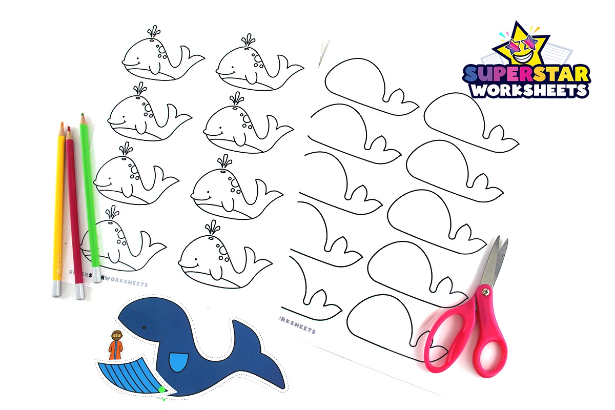 Whale Template Printable Free