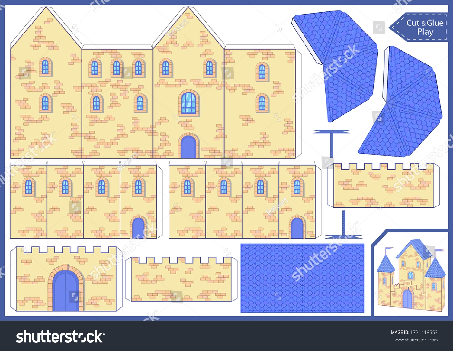 1 Thousand Castle Paper Craft Royalty Free Images Stock Photos 