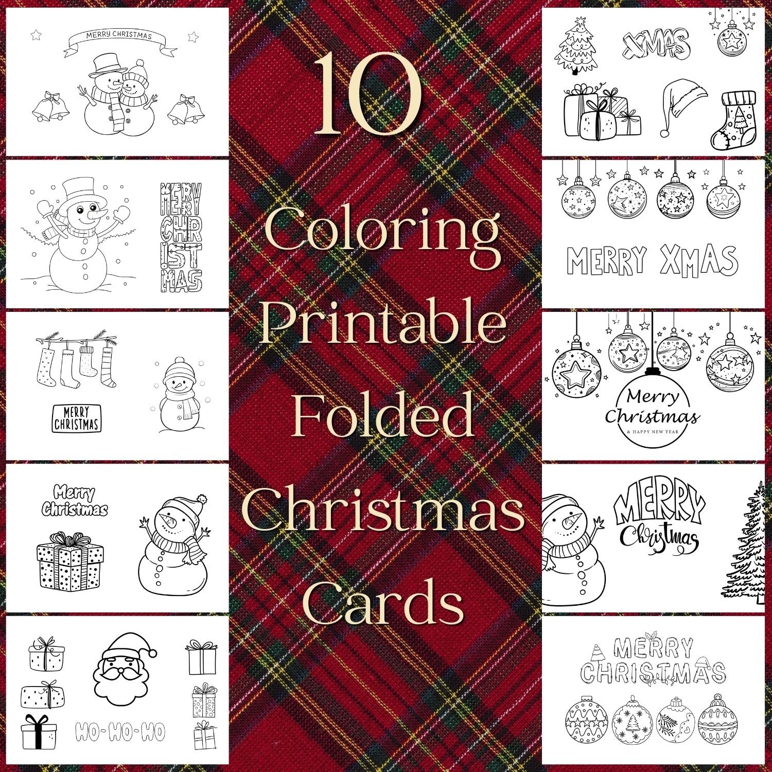 Blank Merry Christmas Cards Free Printable