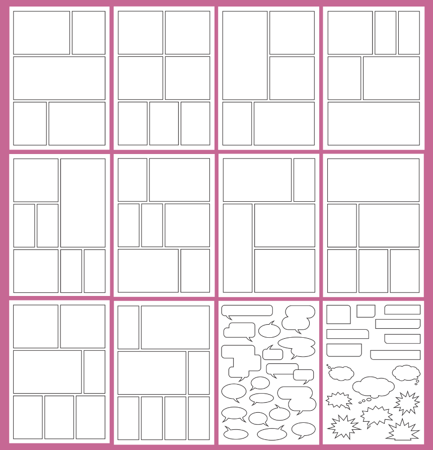 100 Free Comic Strip Templates For Your Visual Stories