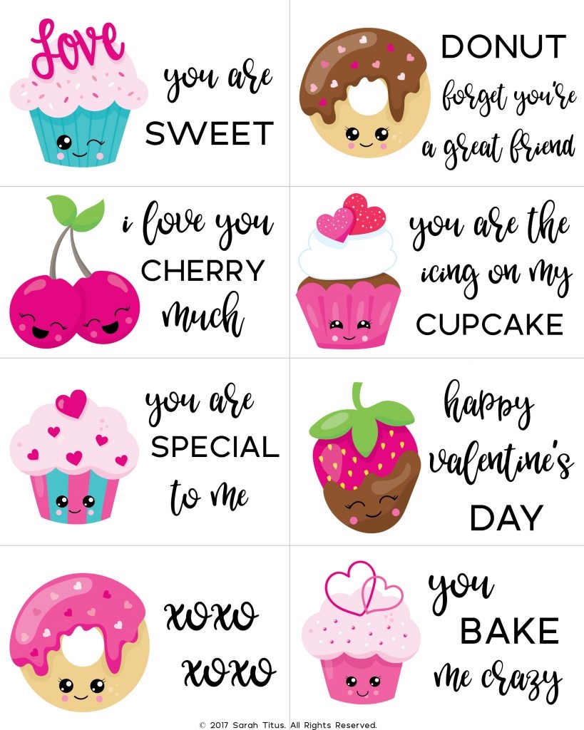 Kids Valentines Card Template Free Printable