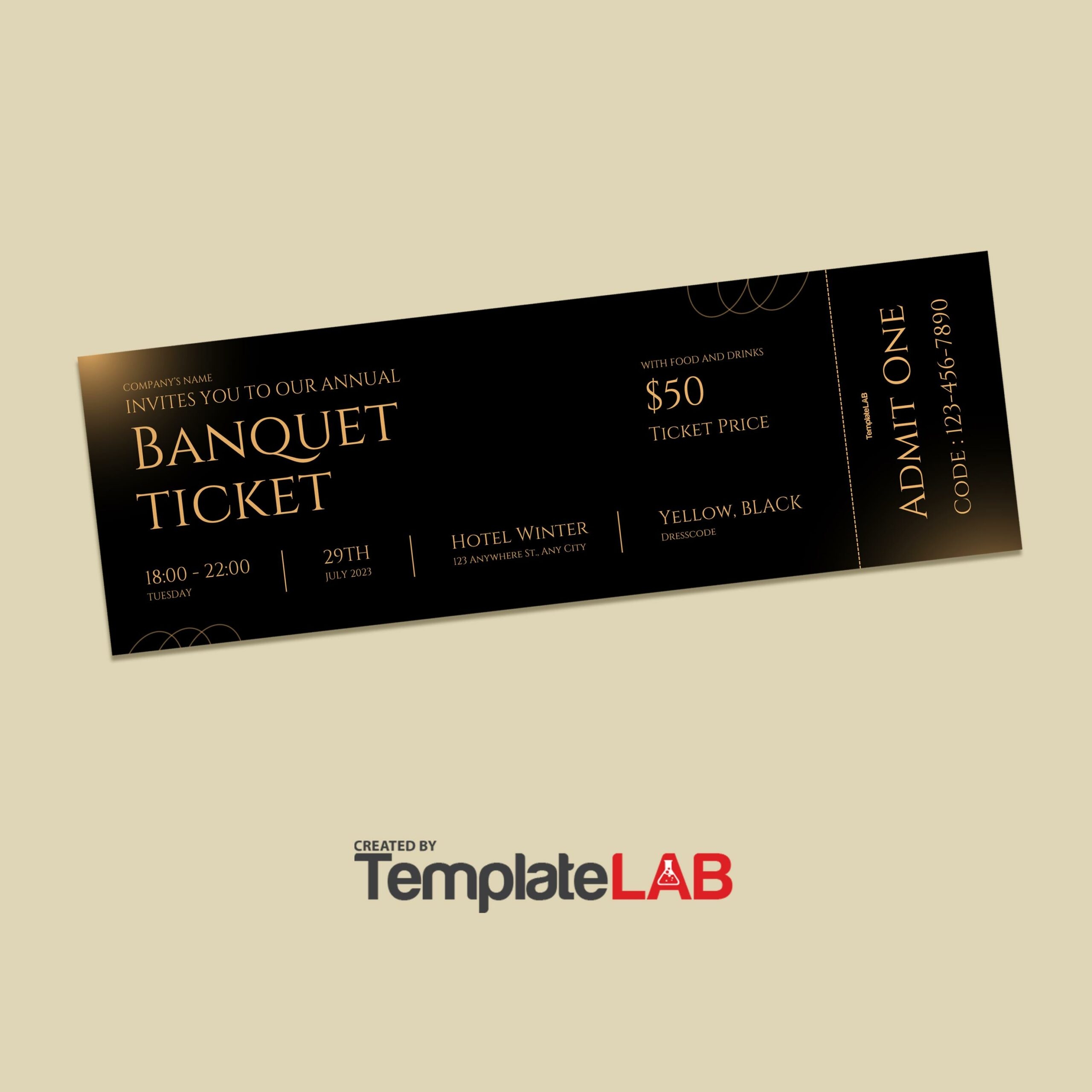 12 FREE Event Ticket Templates Word PowerPoint PSD 