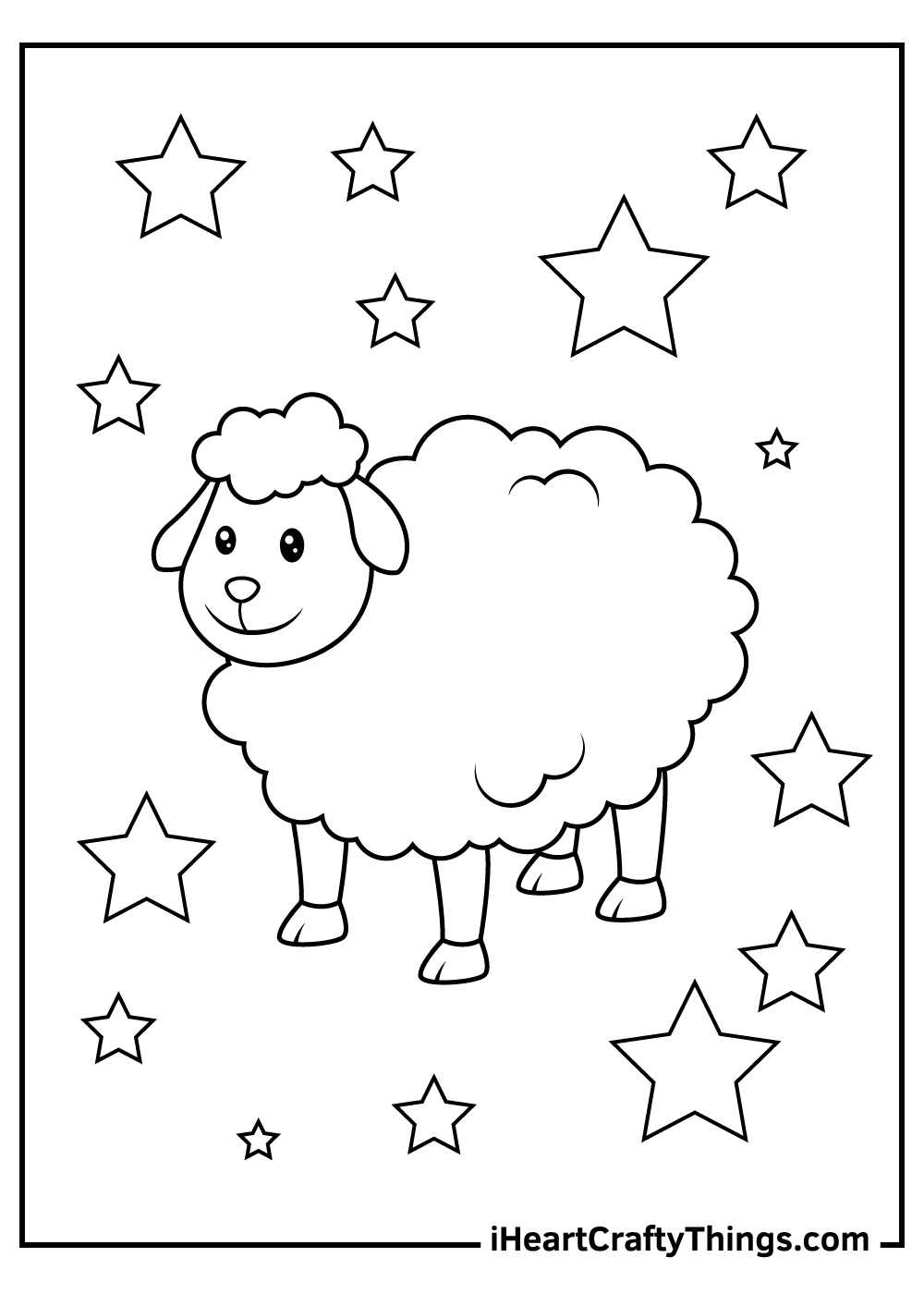 Sheep Template Free Printable