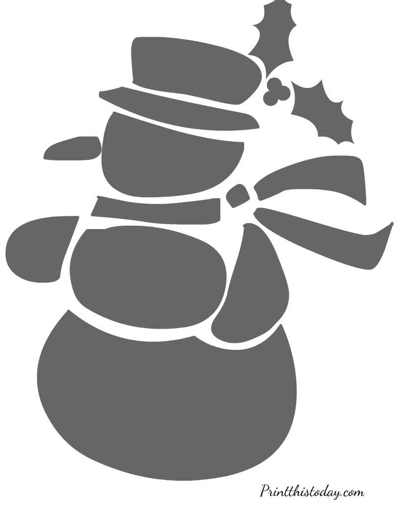 Christmas Stencils Free Printable
