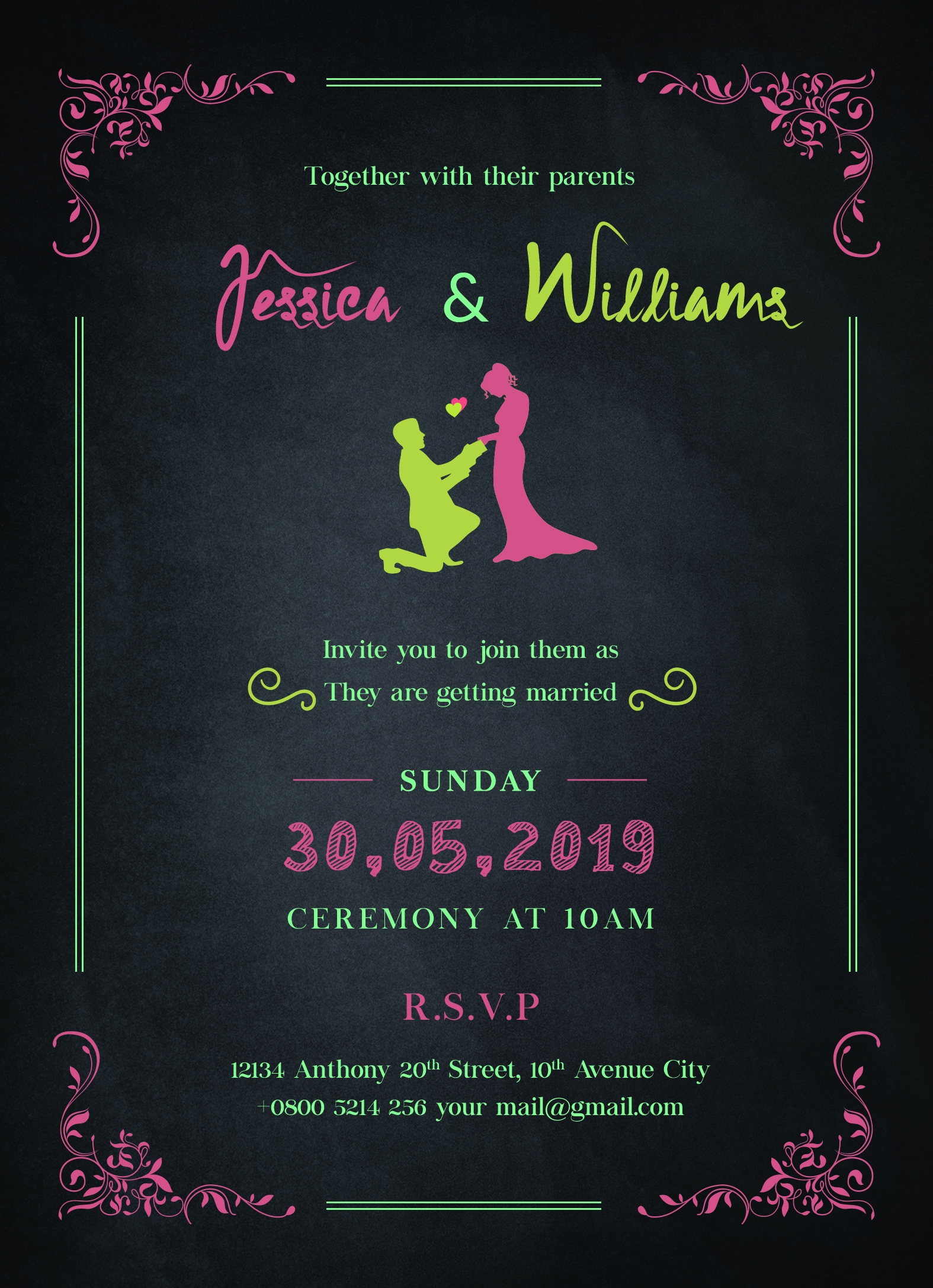 Diy Wedding Invitation Templates Printable Free