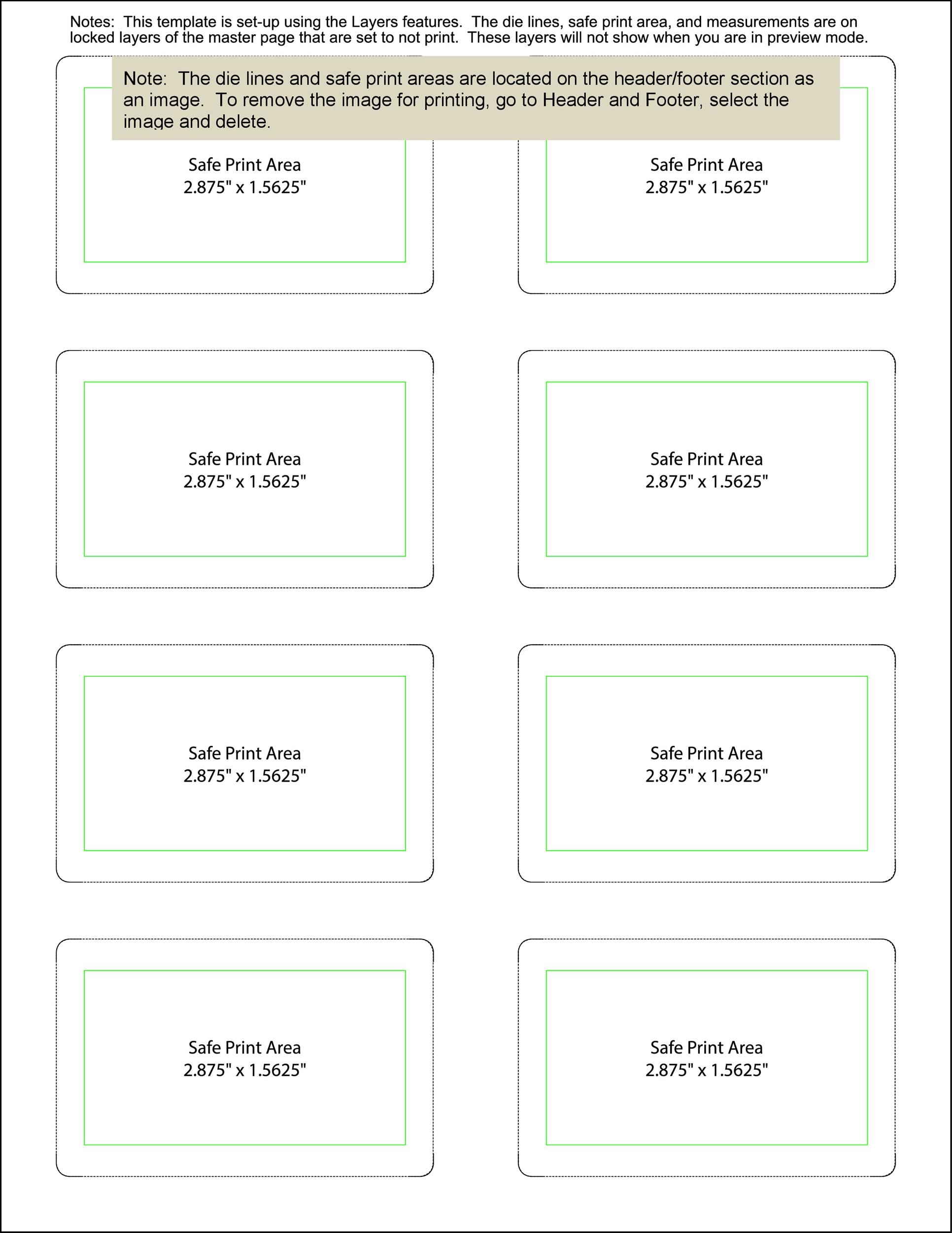 Food Tent Cards Template Free Printable