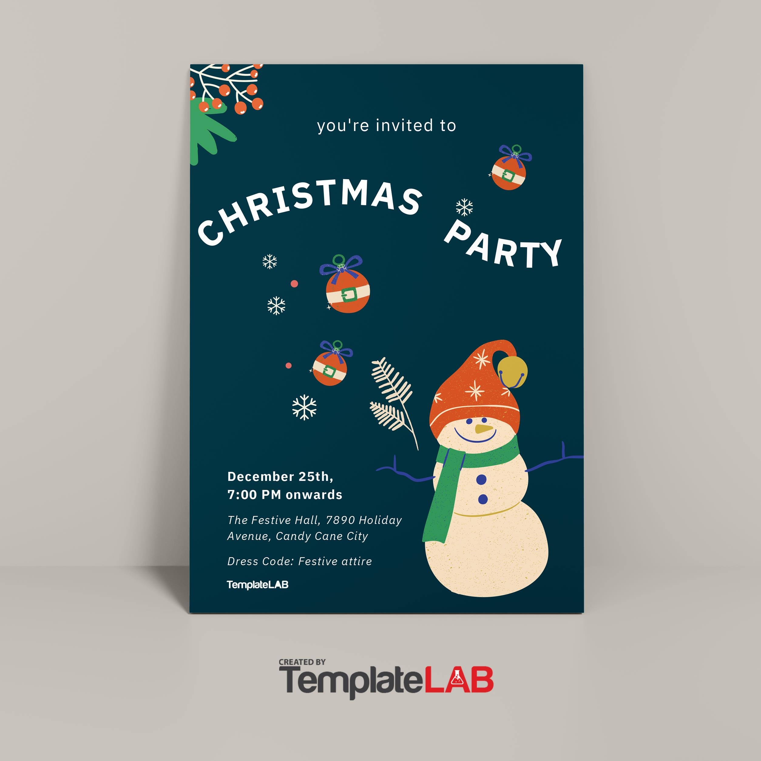 Free Printable Christmas Flyer Templates Word