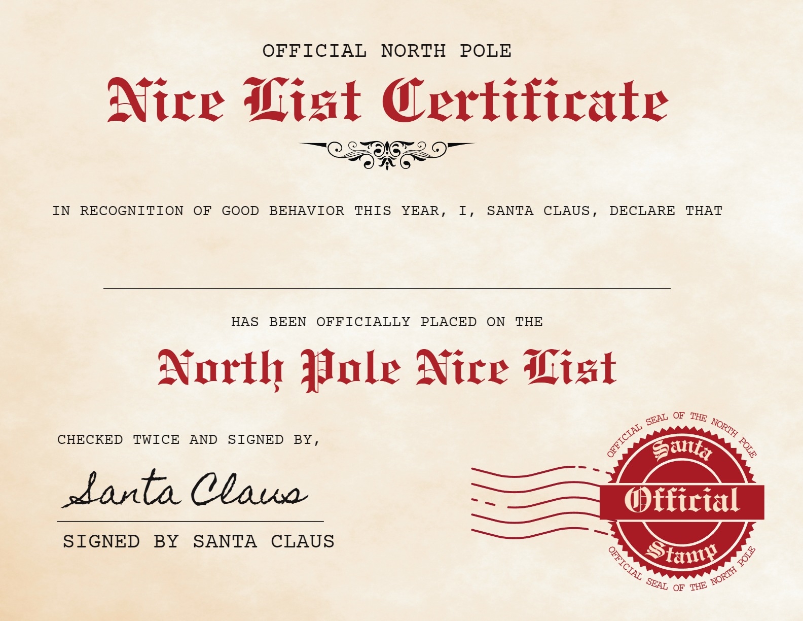 18 Nice List Certificates Free PDF Printables 