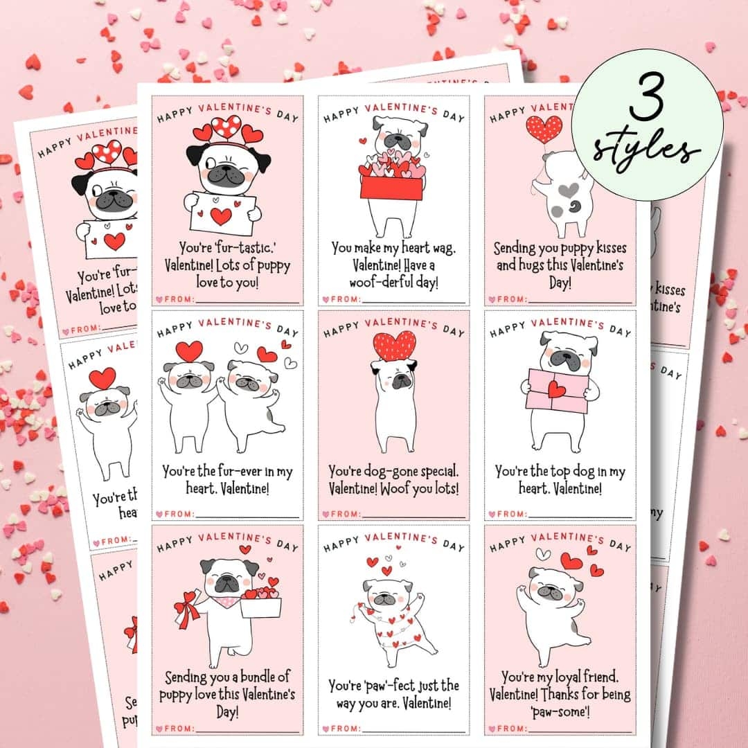Kids Valentines Card Template Free Printable