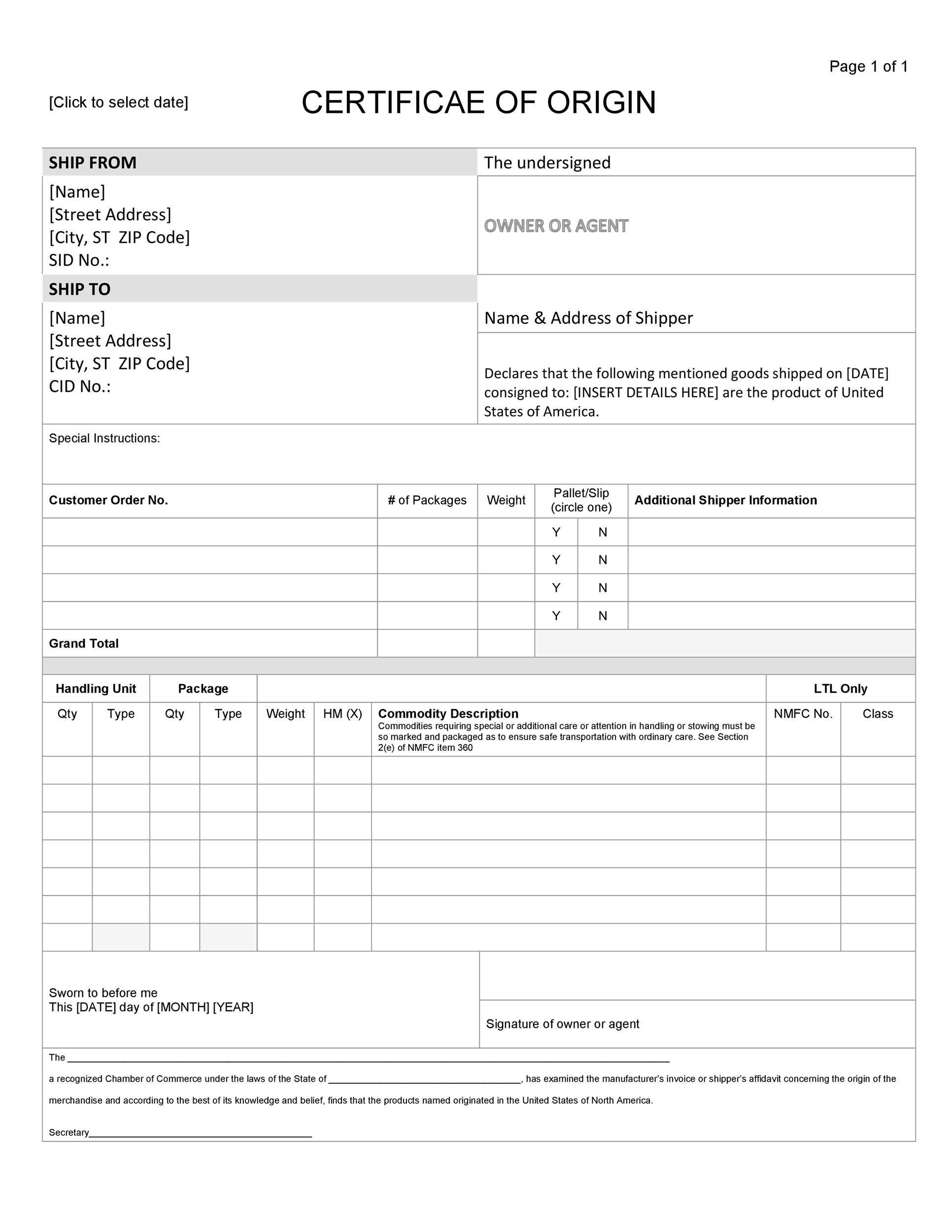 Certificate Of E Template Free Printable