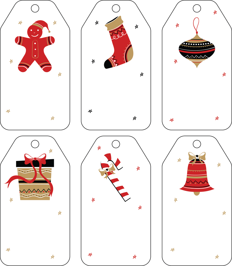 Free Blank Christmas Tag Printables