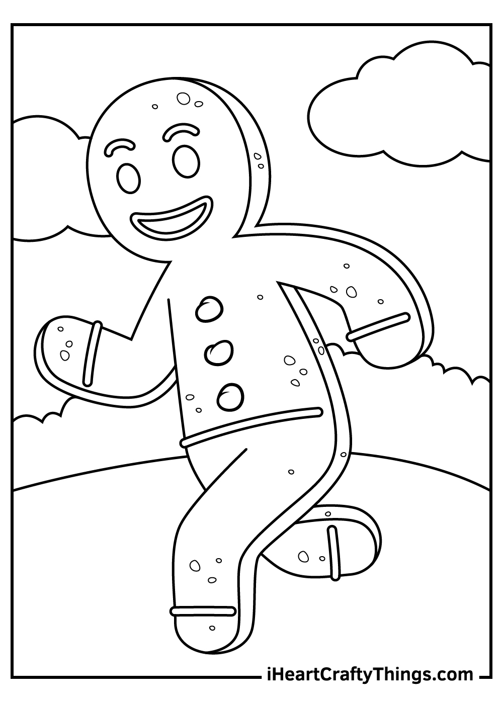 Free Printable Gingerbread Coloring Pages