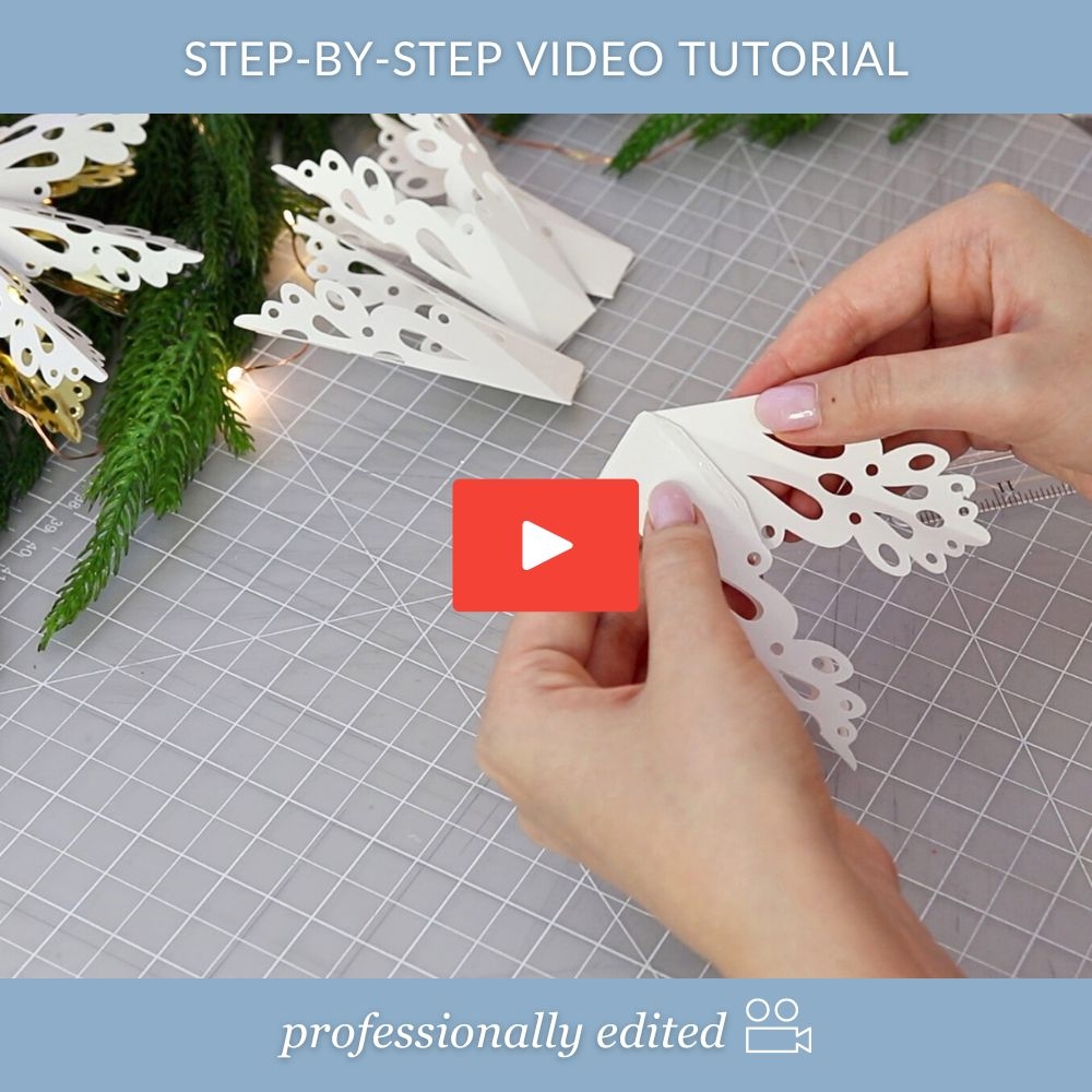 Free Printable 3d Snowflake Template