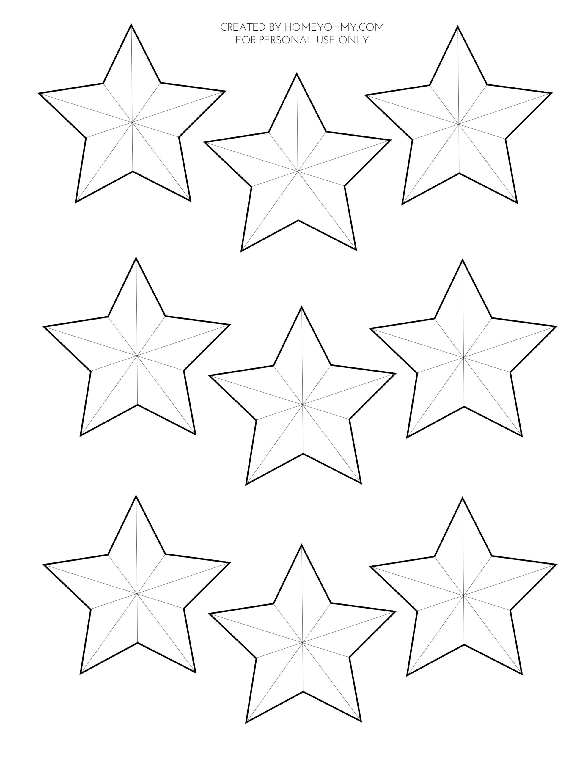 Free Printable Mexican Paper Star Template