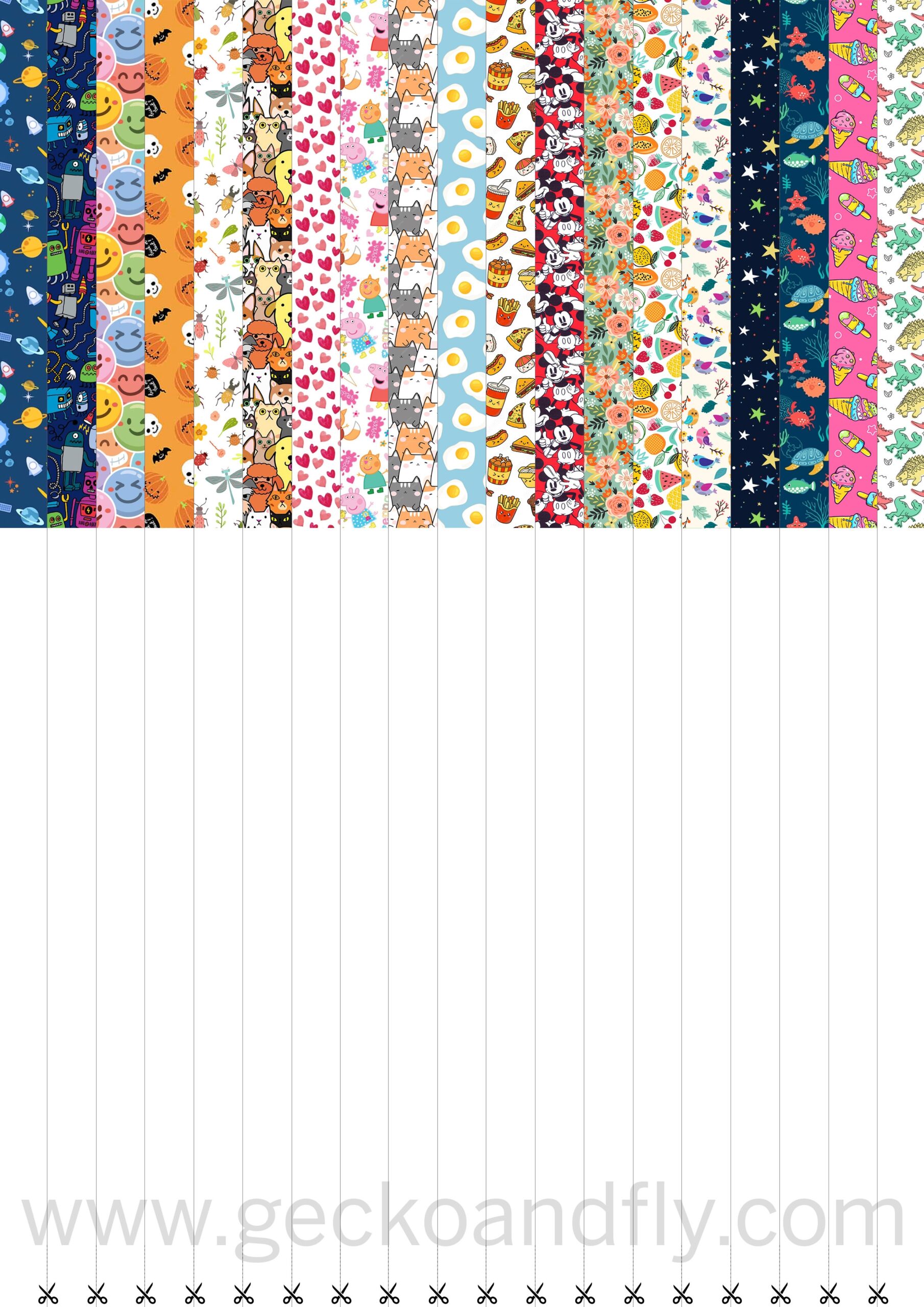 Blank Lucky Star Template Printable