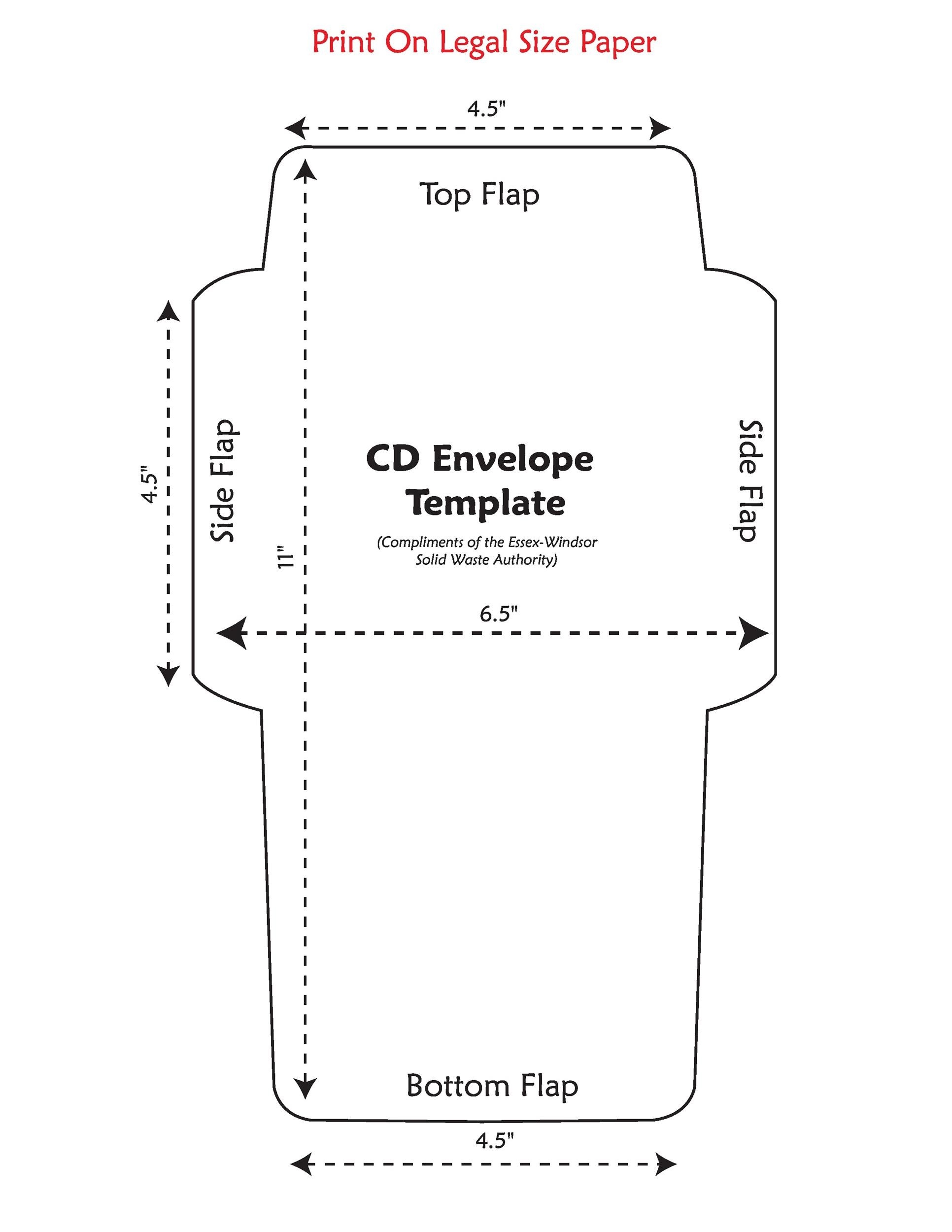 40 FREE Envelope Templates Word PDF TemplateLab