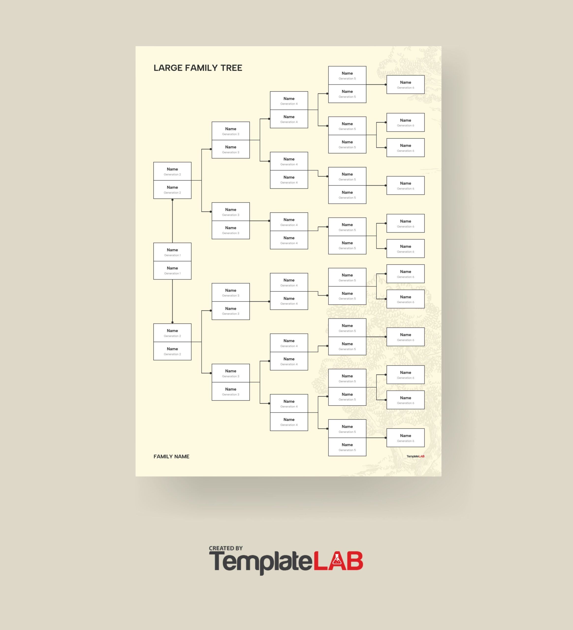 Free Printable Templates 7 Generations