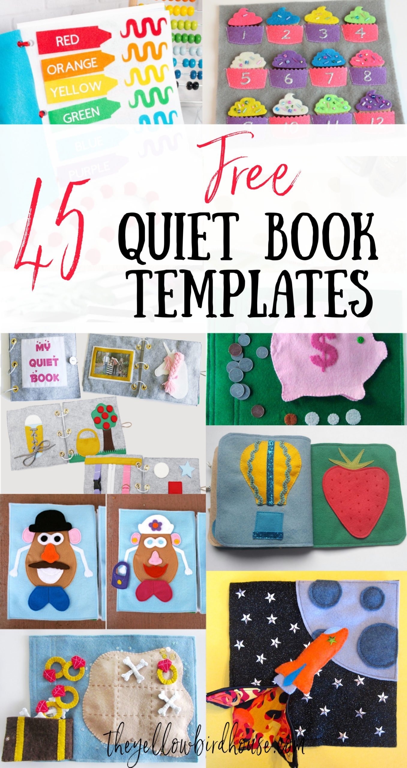 Free Printable Quiet Book Templates Pdf