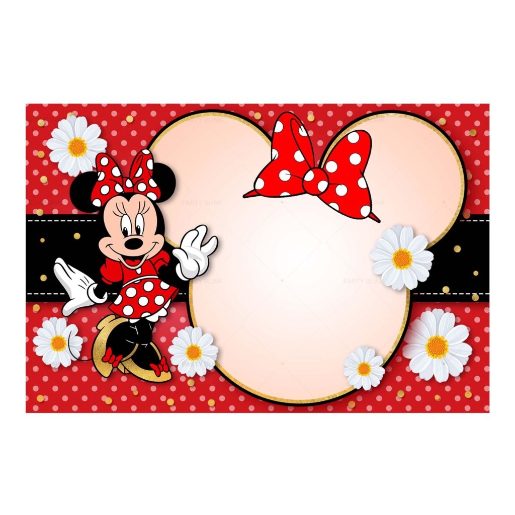 5 Minnie Invitation Free Low cost Birthday Templates