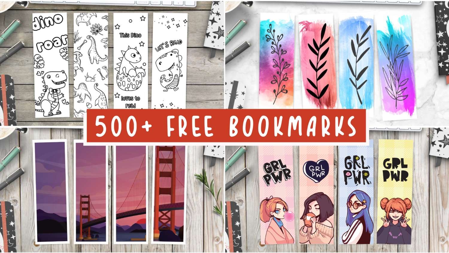 Printable Bookmarks Free