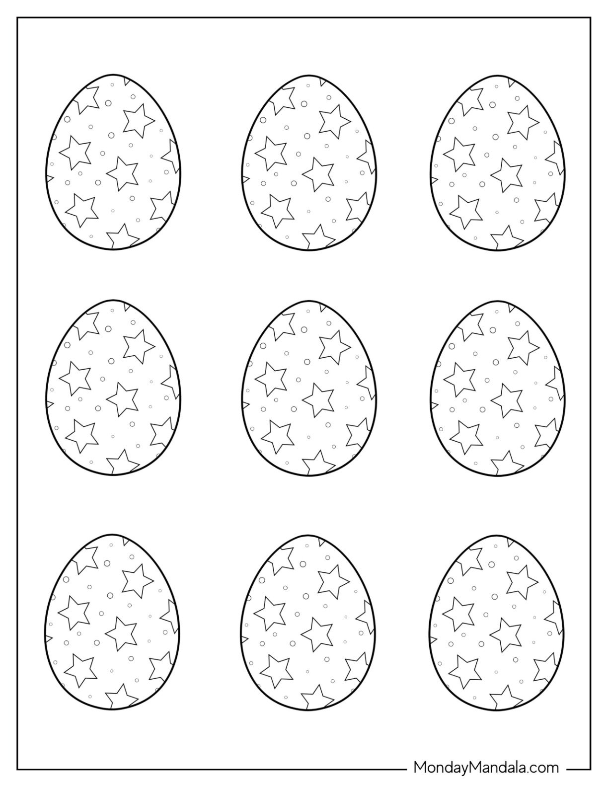 58 Easter Egg Templates Free PDF Printables 