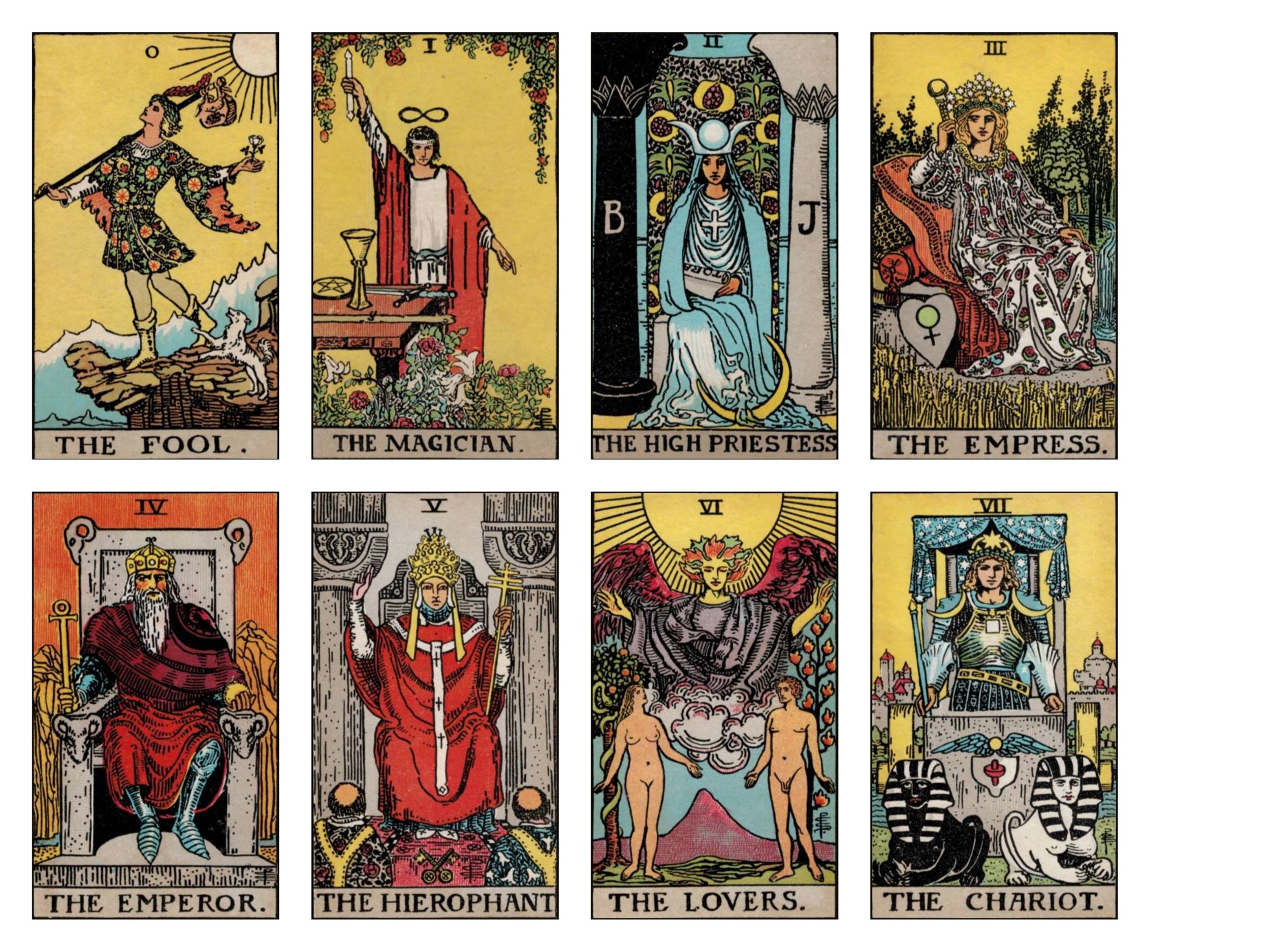 78 Printable Tarot Cards Free