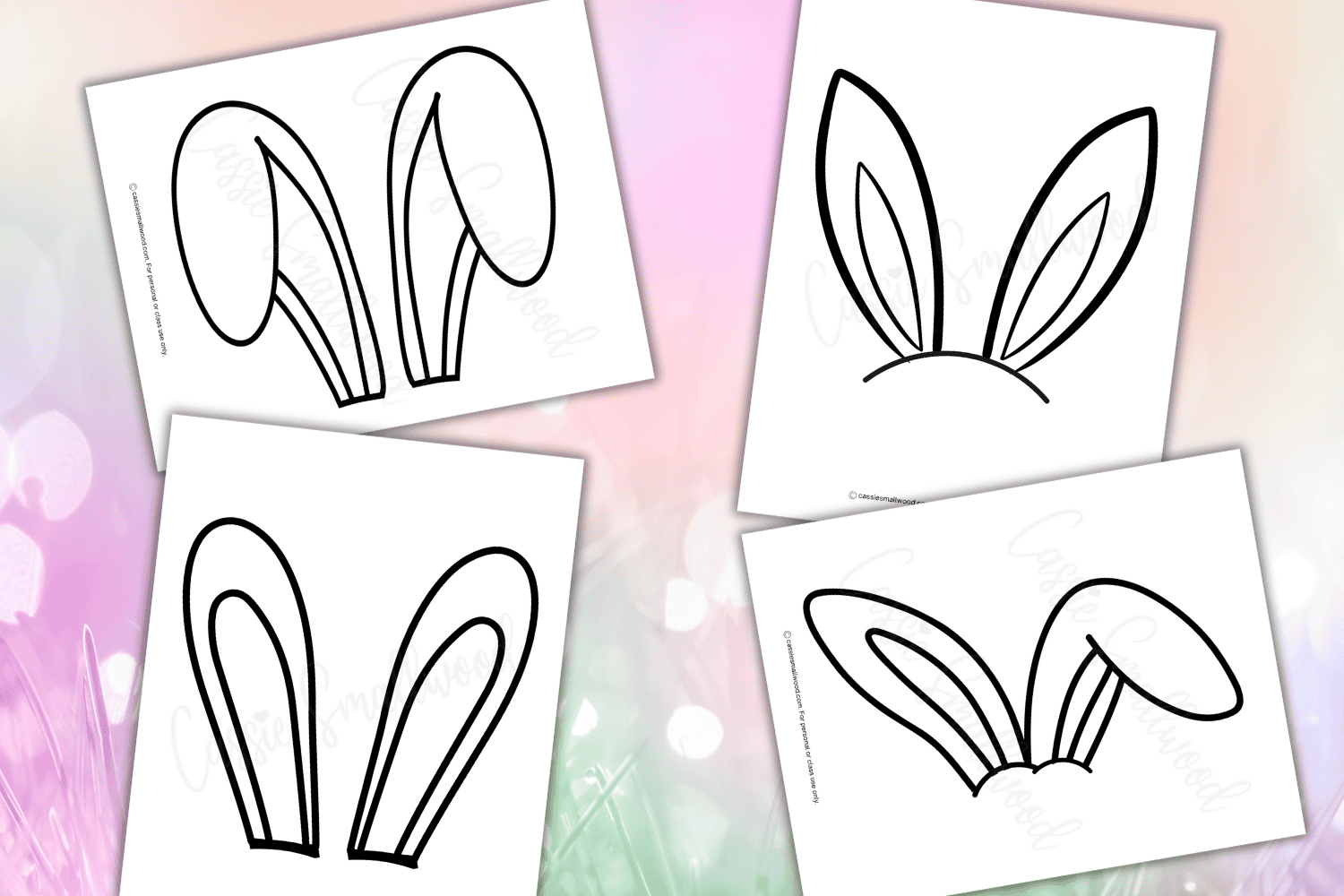 Bunny Ears Template Free Printable