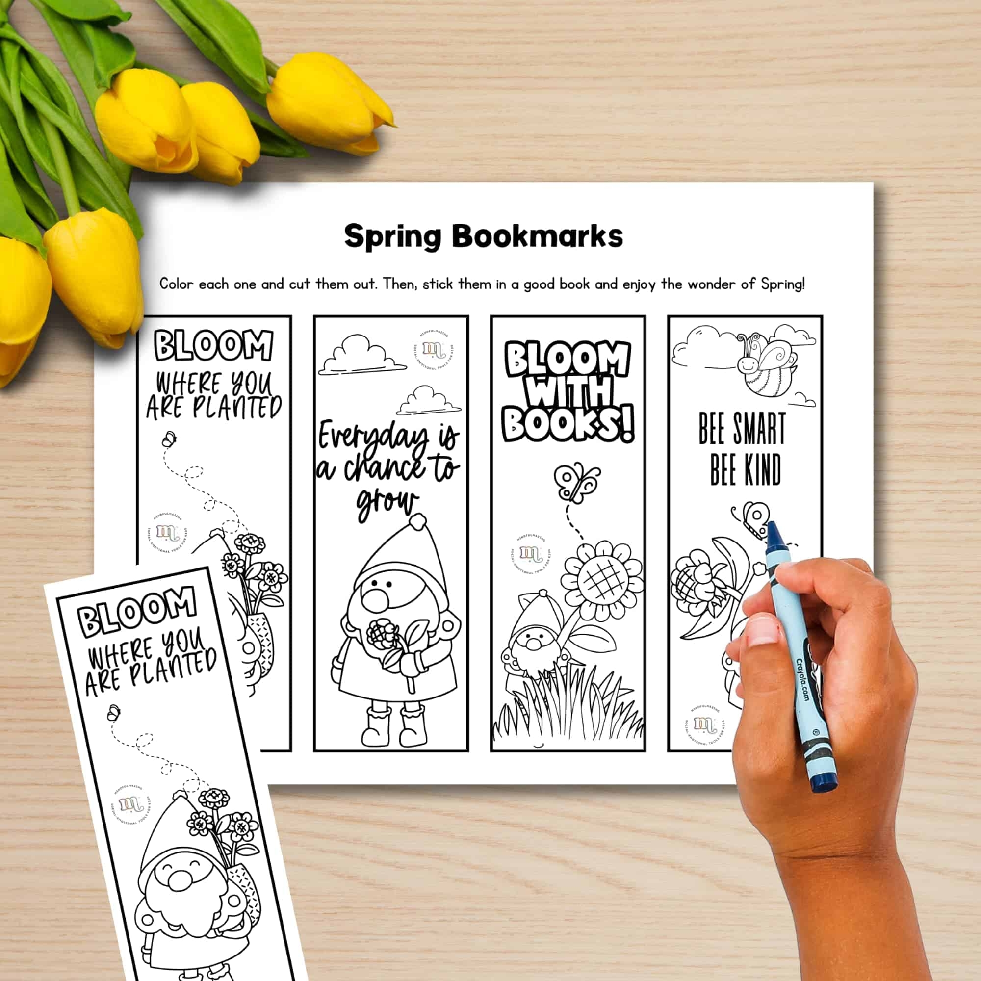 Bookmarks To Color Free Printable