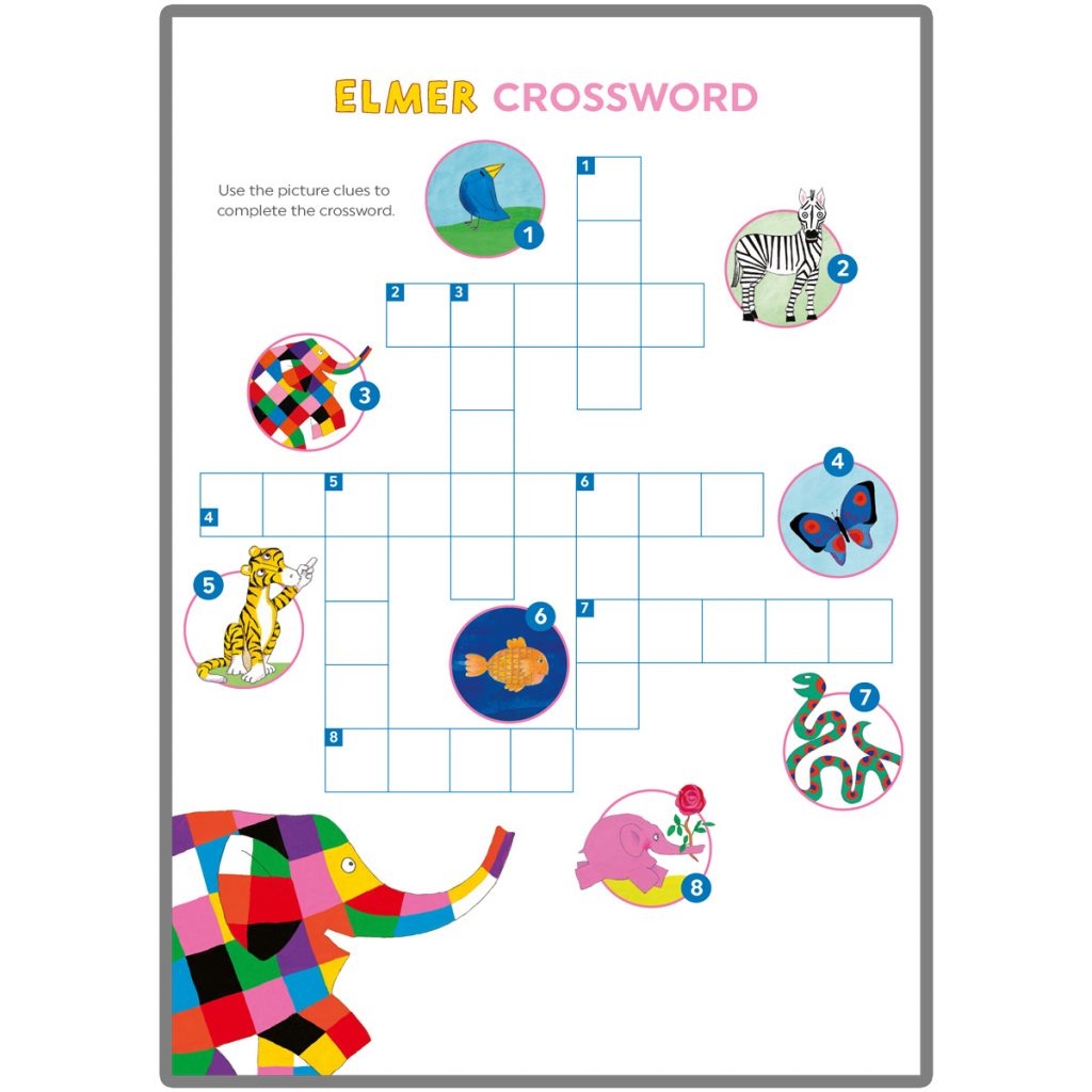 Free Printable Elmer The Elephant Template