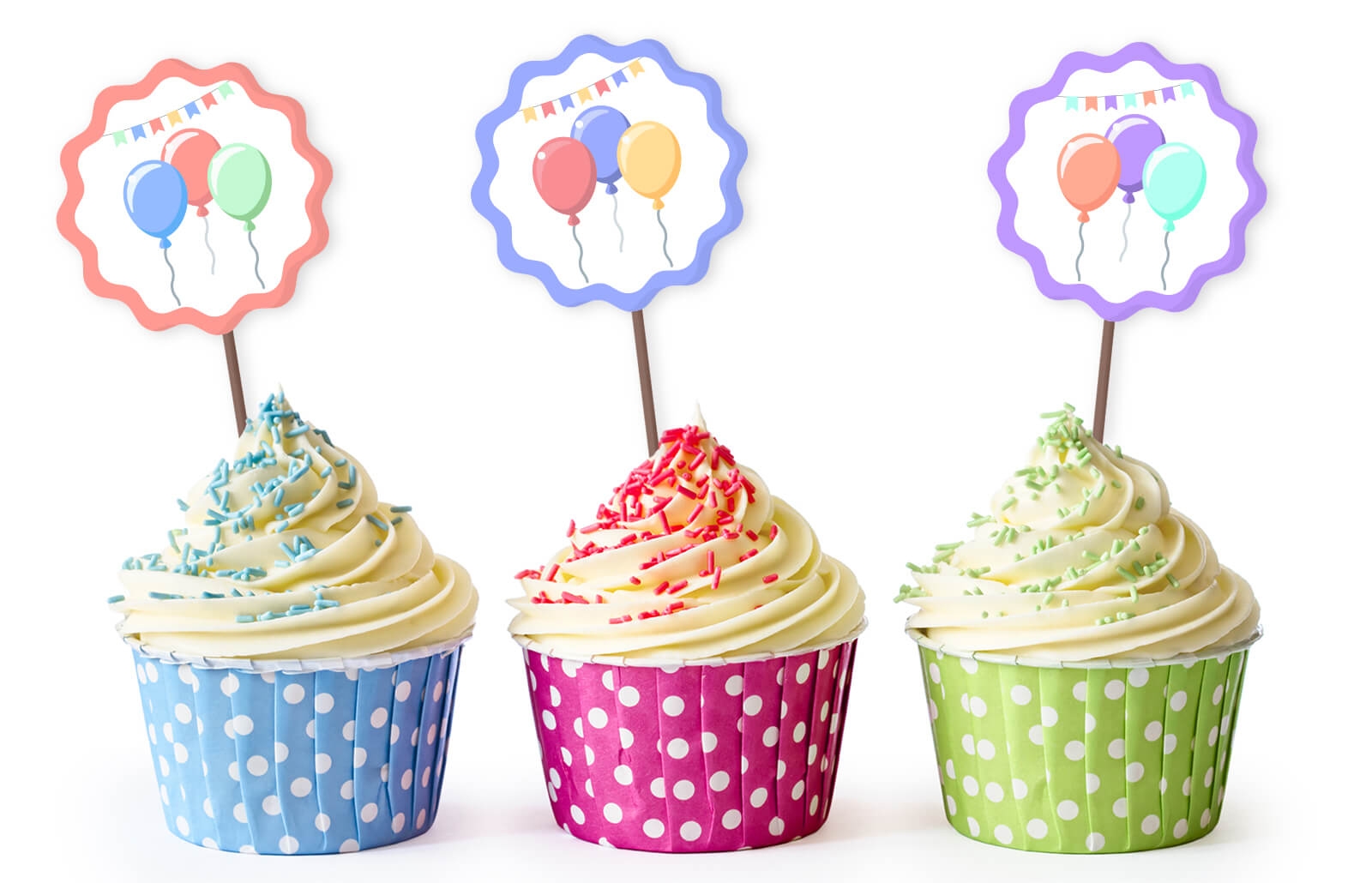 Free Printable Blank Cupcake Toppers
