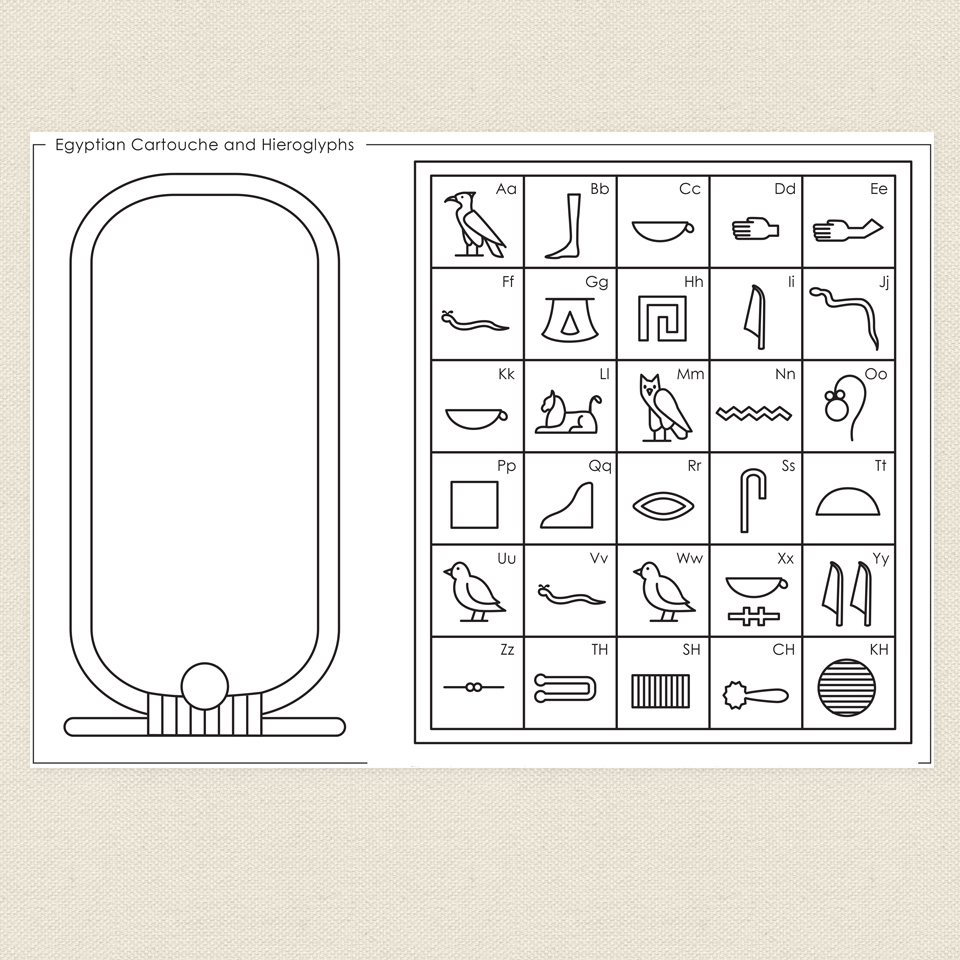 Free Printable Cartouche Template