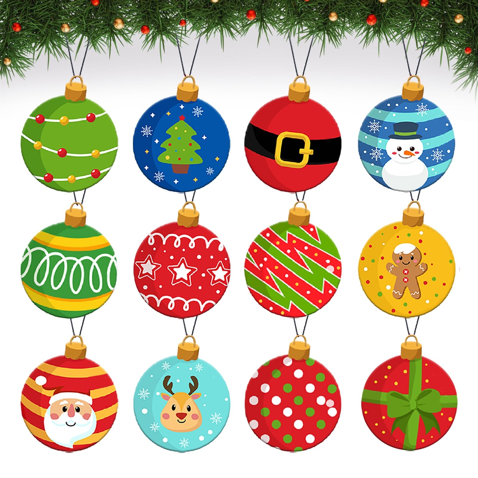 Christmas Ornaments Printable Free