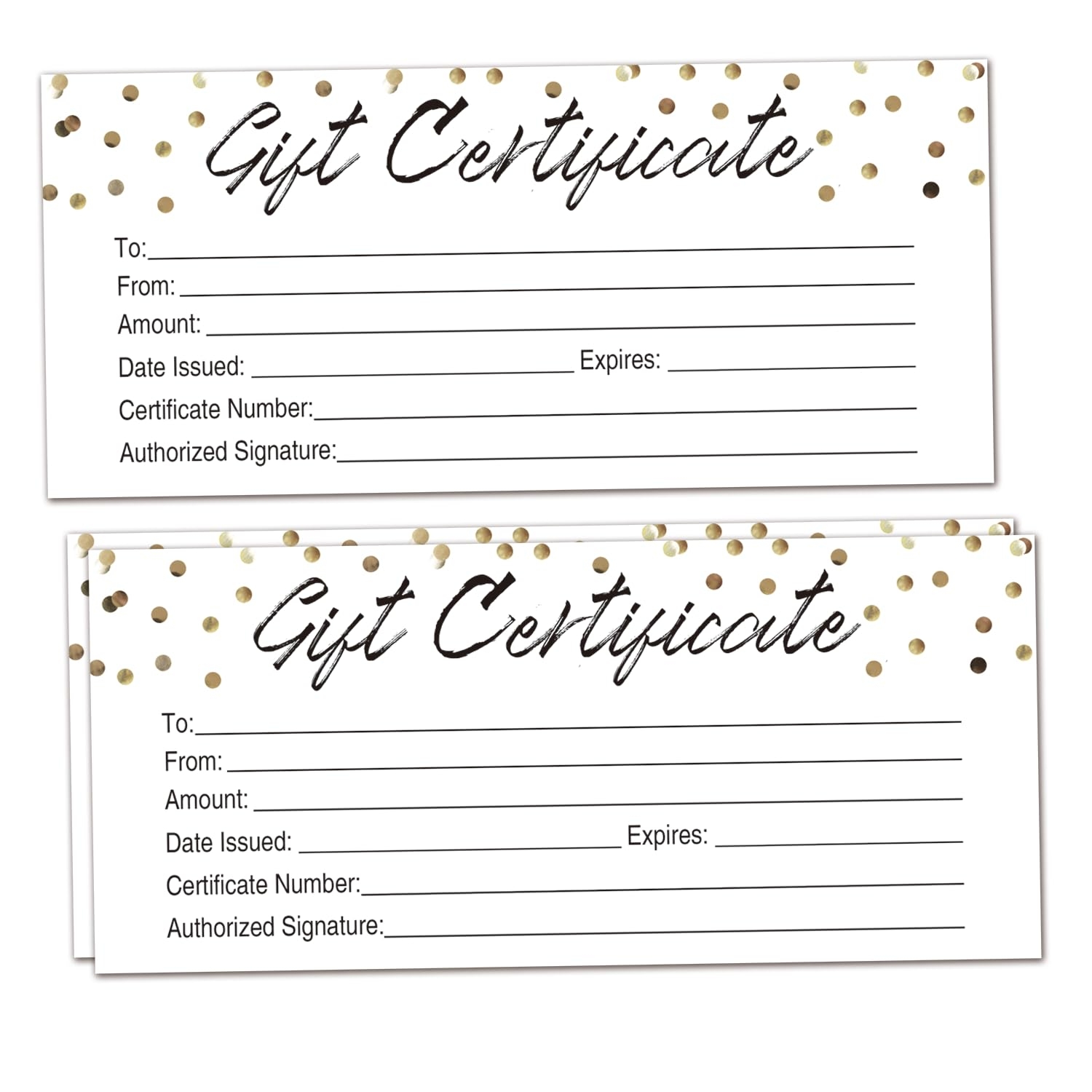 Free Printable Business Gift Certificate Template