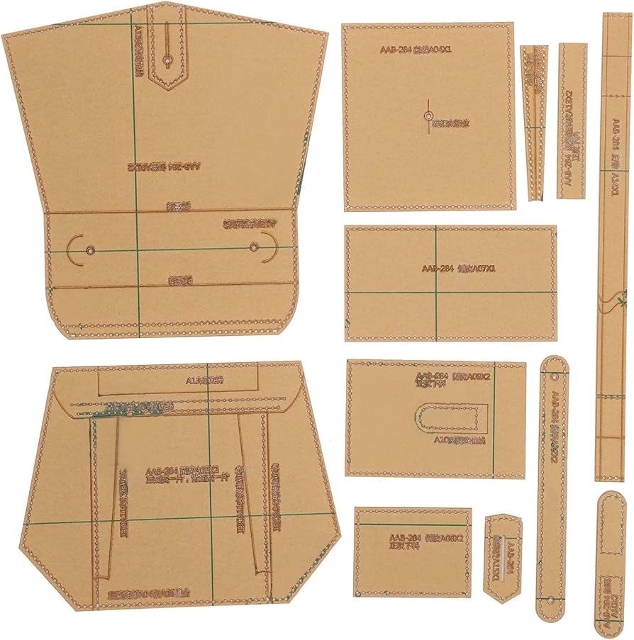 Amazon Acrylic Transparent Bag Template Leather Craft Pattern For Single Shoulder Bags Arts Crafts U0026 Sewing