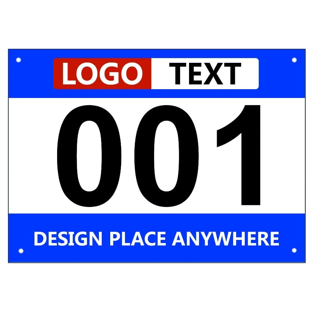 Amazon Muka Custom Race Bibs Tyvek Bib Numbers 001 100 8 1 4 X 6 Inch Full Printing Marathon Race Number Sports Outdoors